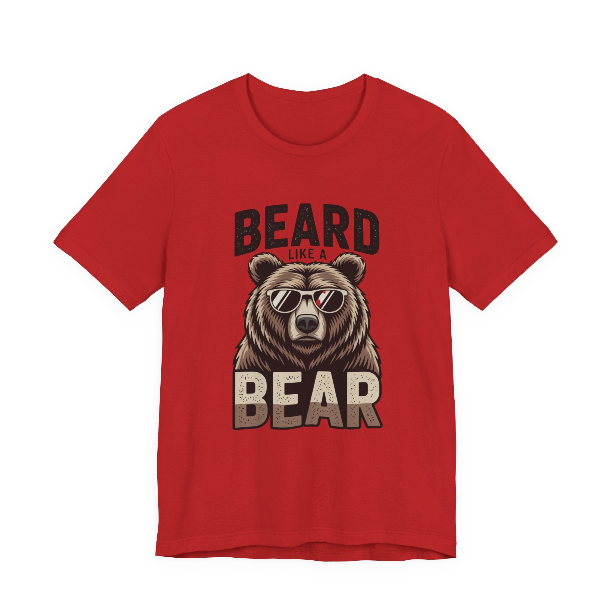 “Beard Like a Bear” T-Shirt — Retro Bear Graphic Tee