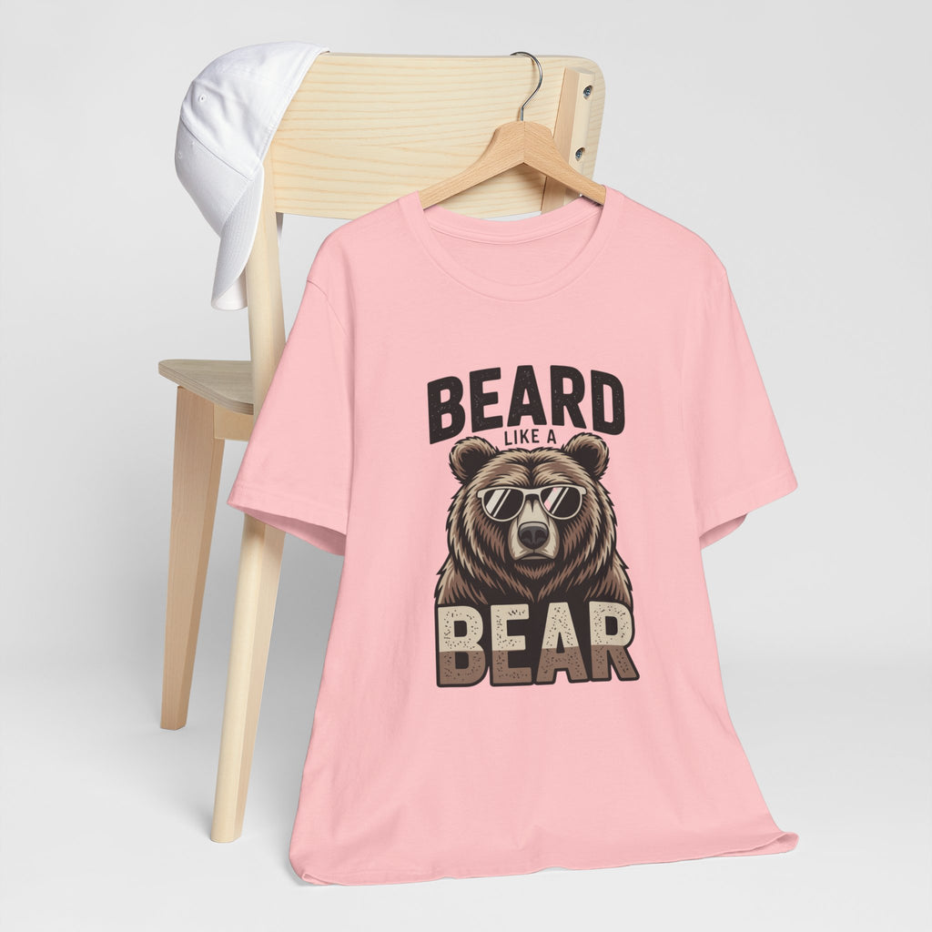“Beard Like a Bear” T-Shirt — Retro Bear Graphic Tee