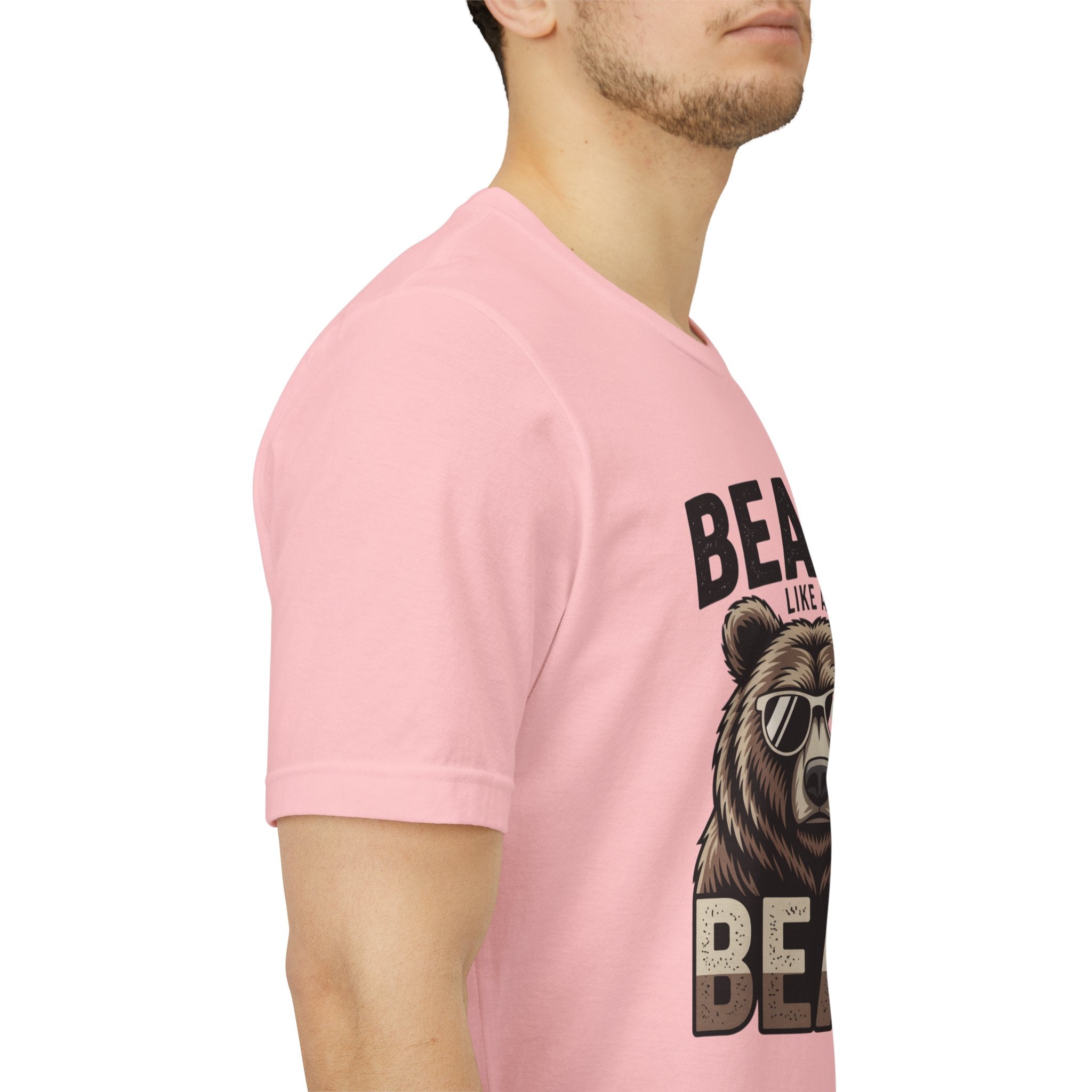 “Beard Like a Bear” T-Shirt — Retro Bear Graphic Tee