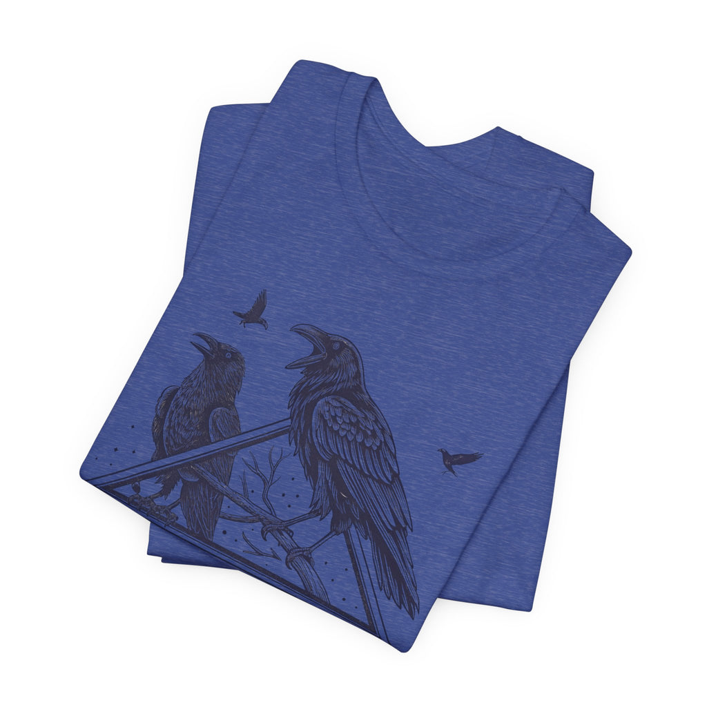 “Caw & Disorder” Tee — "Women Rising" Raven Graphic T-Shirt