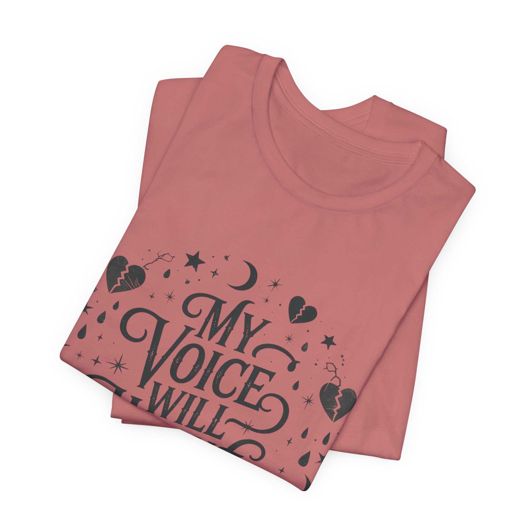 “My Voice Will Haunt You” Jersey Unisex T-Shirt