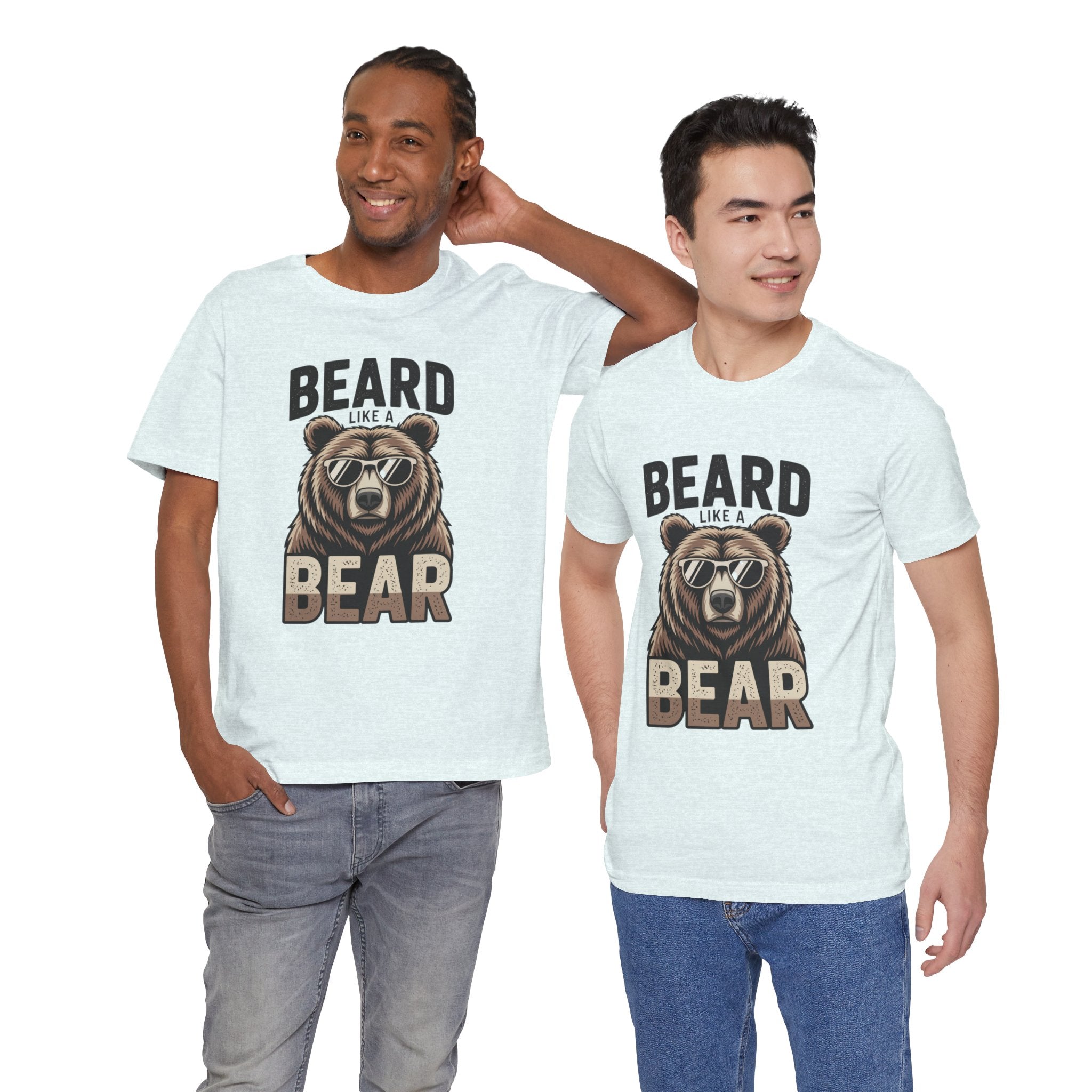 “Beard Like a Bear” T-Shirt — Retro Bear Graphic Tee