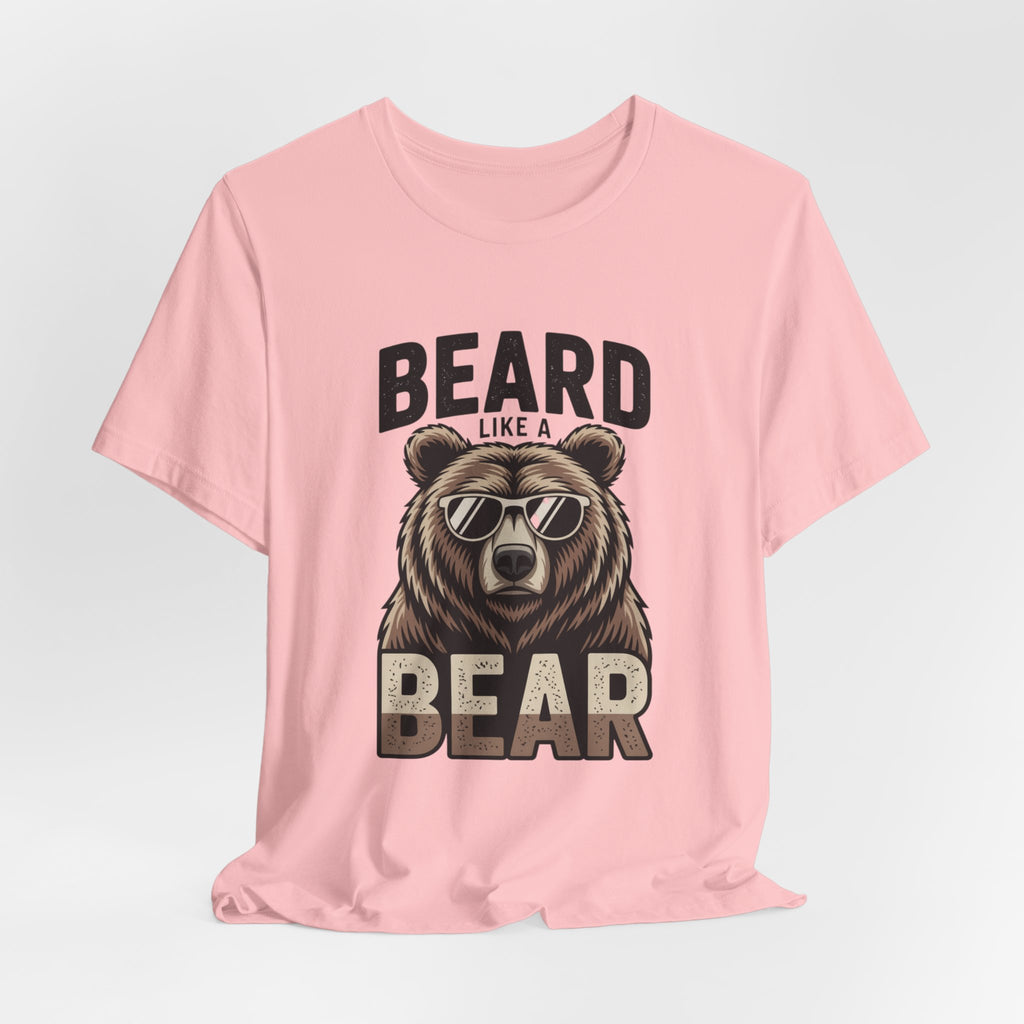 “Beard Like a Bear” T-Shirt — Retro Bear Graphic Tee
