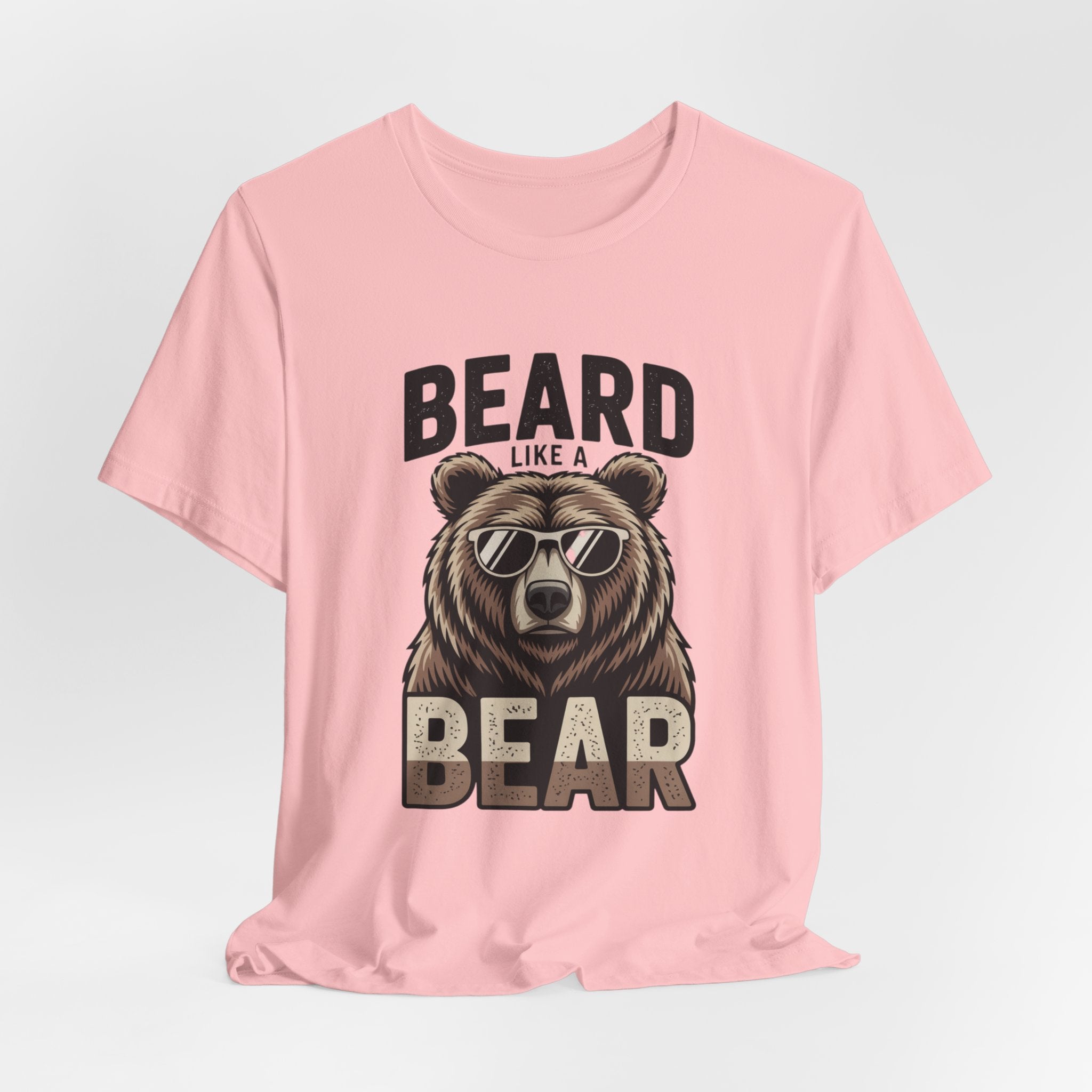 “Beard Like a Bear” T-Shirt — Retro Bear Graphic Tee