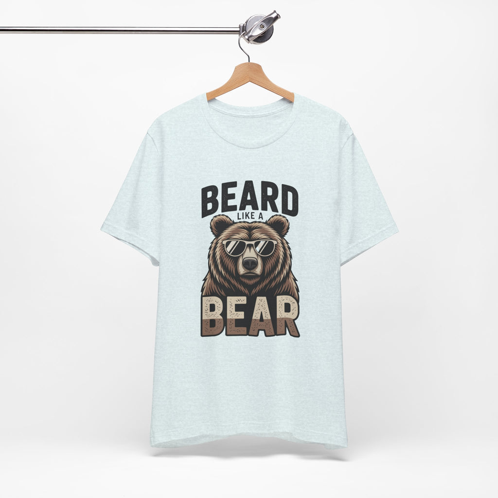“Beard Like a Bear” T-Shirt — Retro Bear Graphic Tee