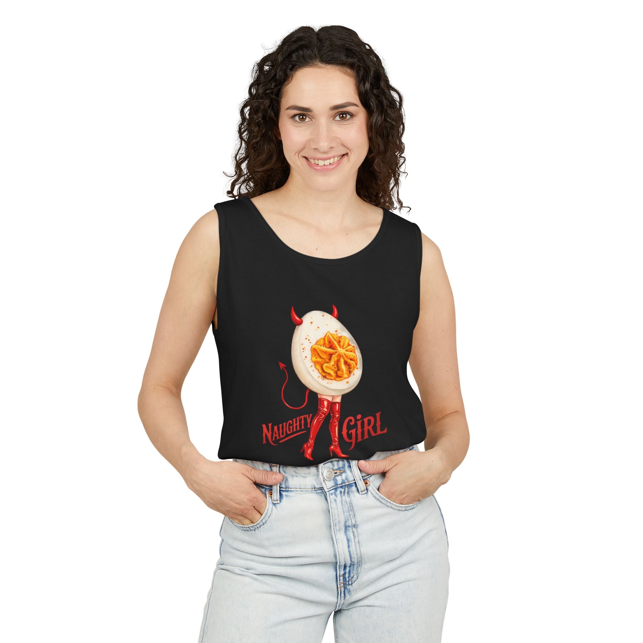 “Naughty Girl” Deviled Egg Tank Top