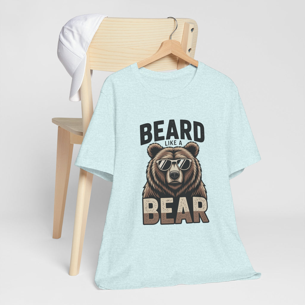 “Beard Like a Bear” T-Shirt — Retro Bear Graphic Tee