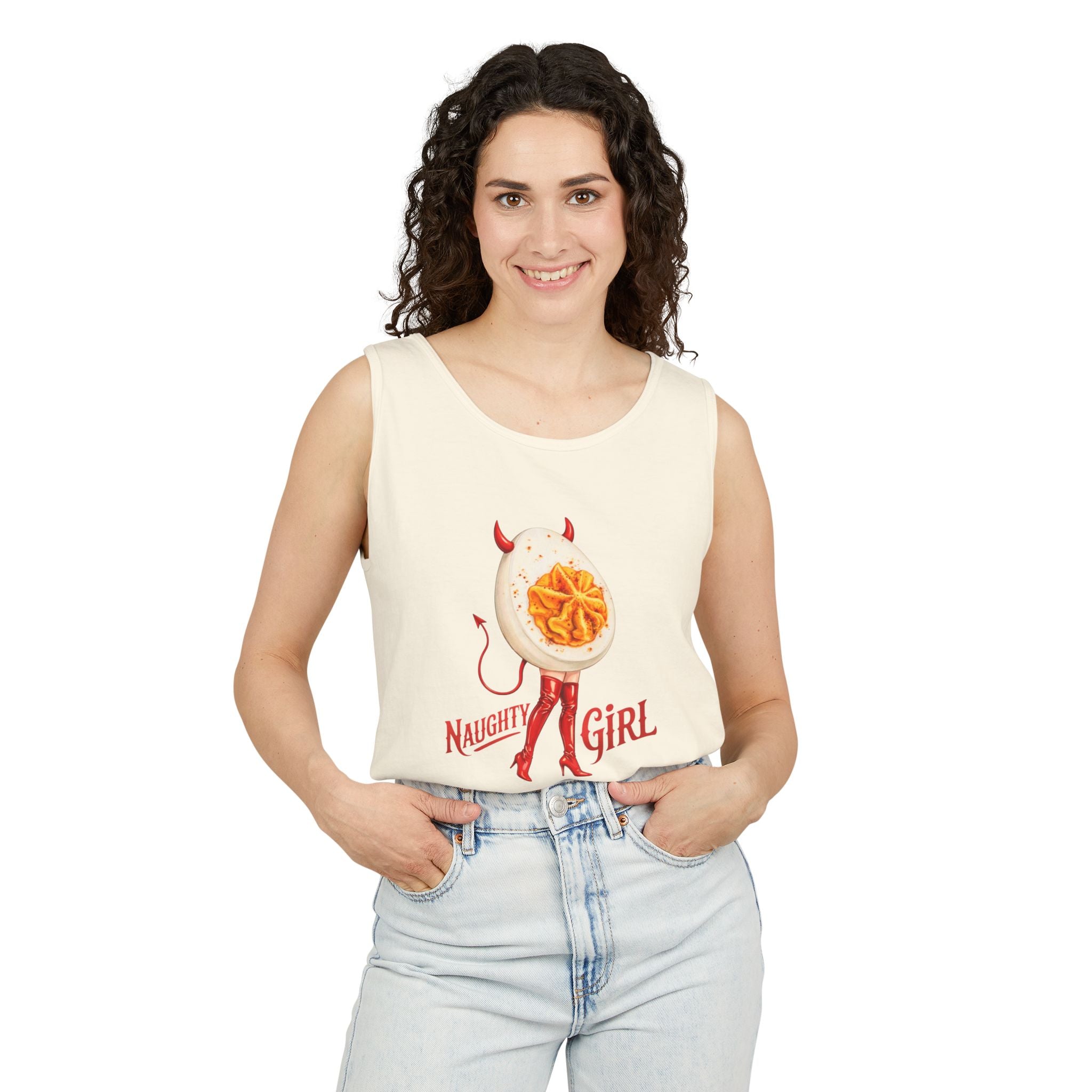 “Naughty Girl” Deviled Egg Tank Top