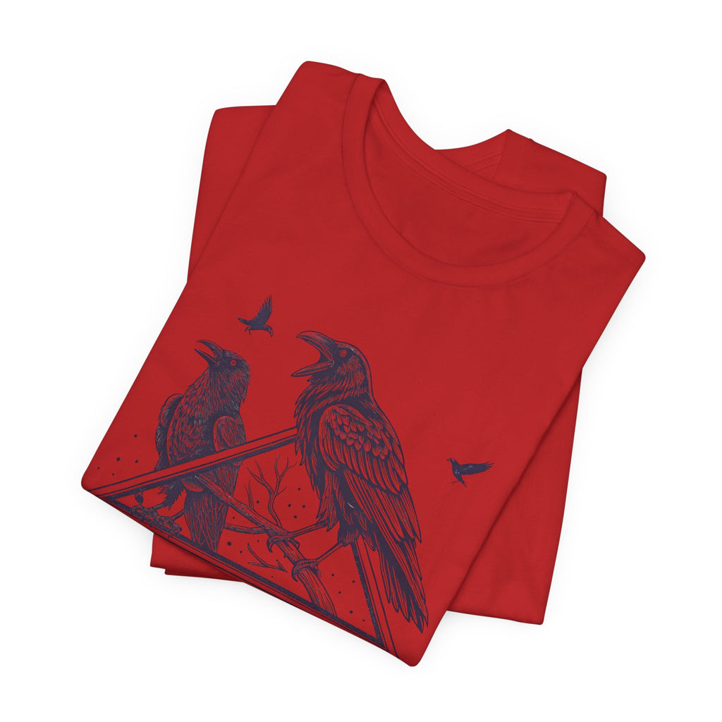 “Caw & Disorder” Tee — "Women Rising" Raven Graphic T-Shirt