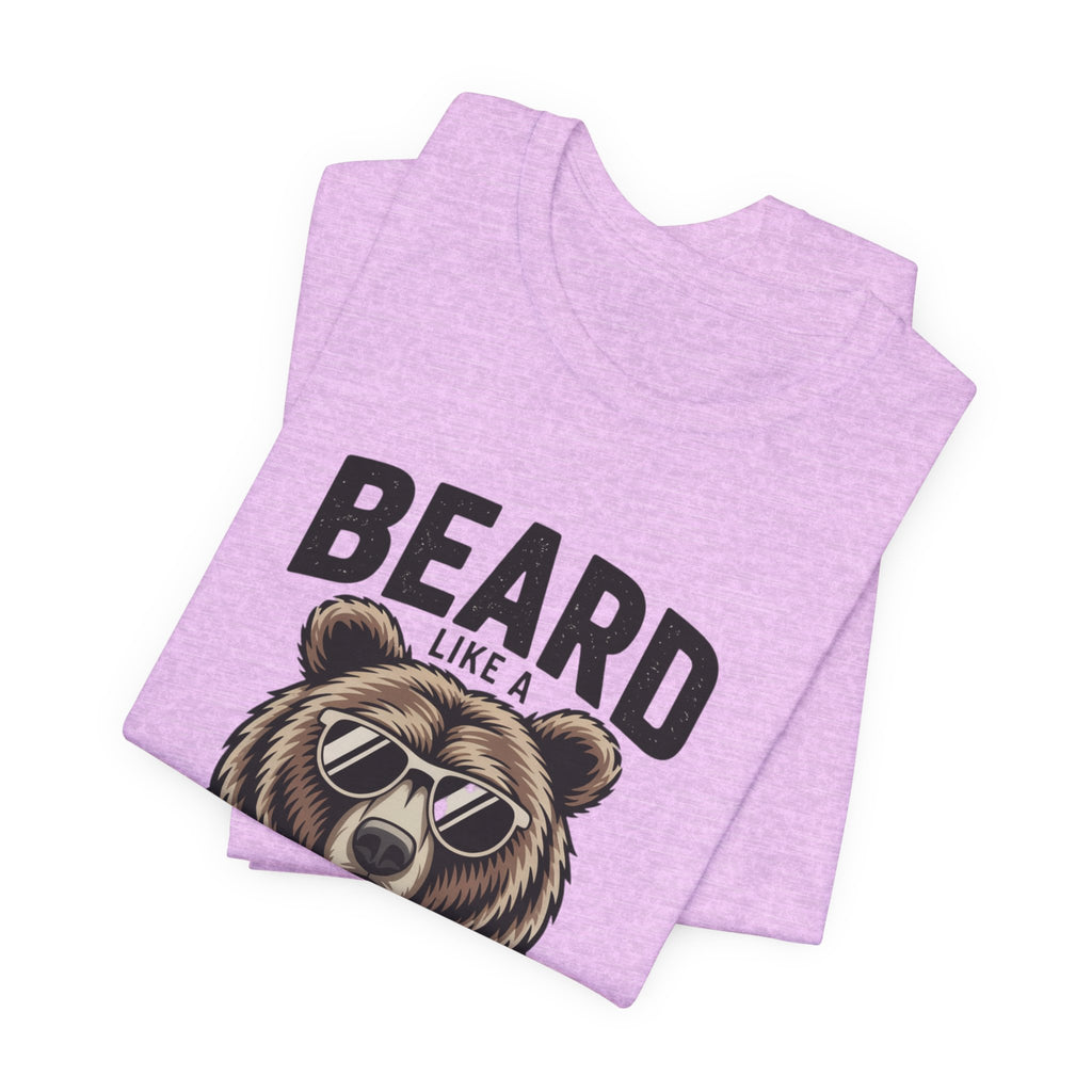 “Beard Like a Bear” T-Shirt — Retro Bear Graphic Tee