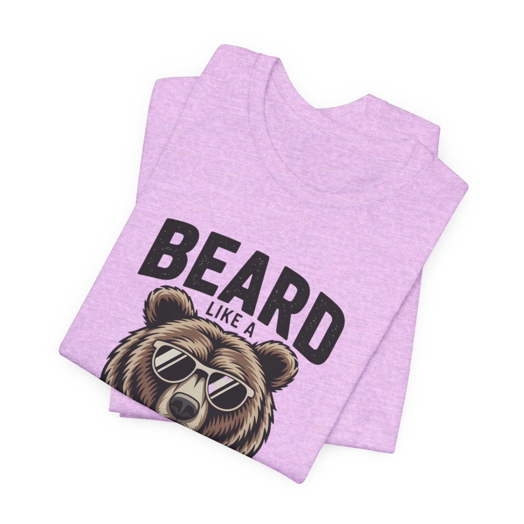 “Beard Like a Bear” T-Shirt — Retro Bear Graphic Tee