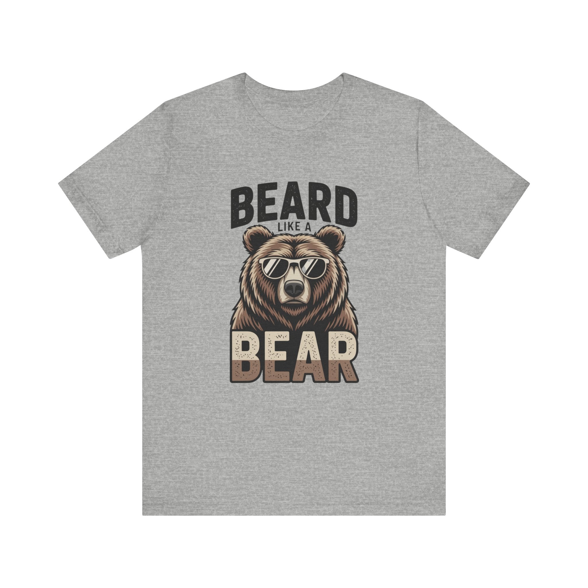 “Beard Like a Bear” T-Shirt — Retro Bear Graphic Tee