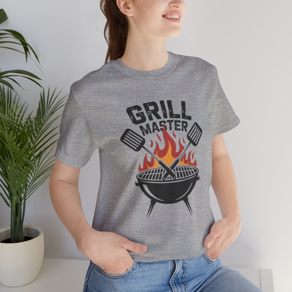 “Grill Master” T-Shirt — BBQ Chef Graphic Tee