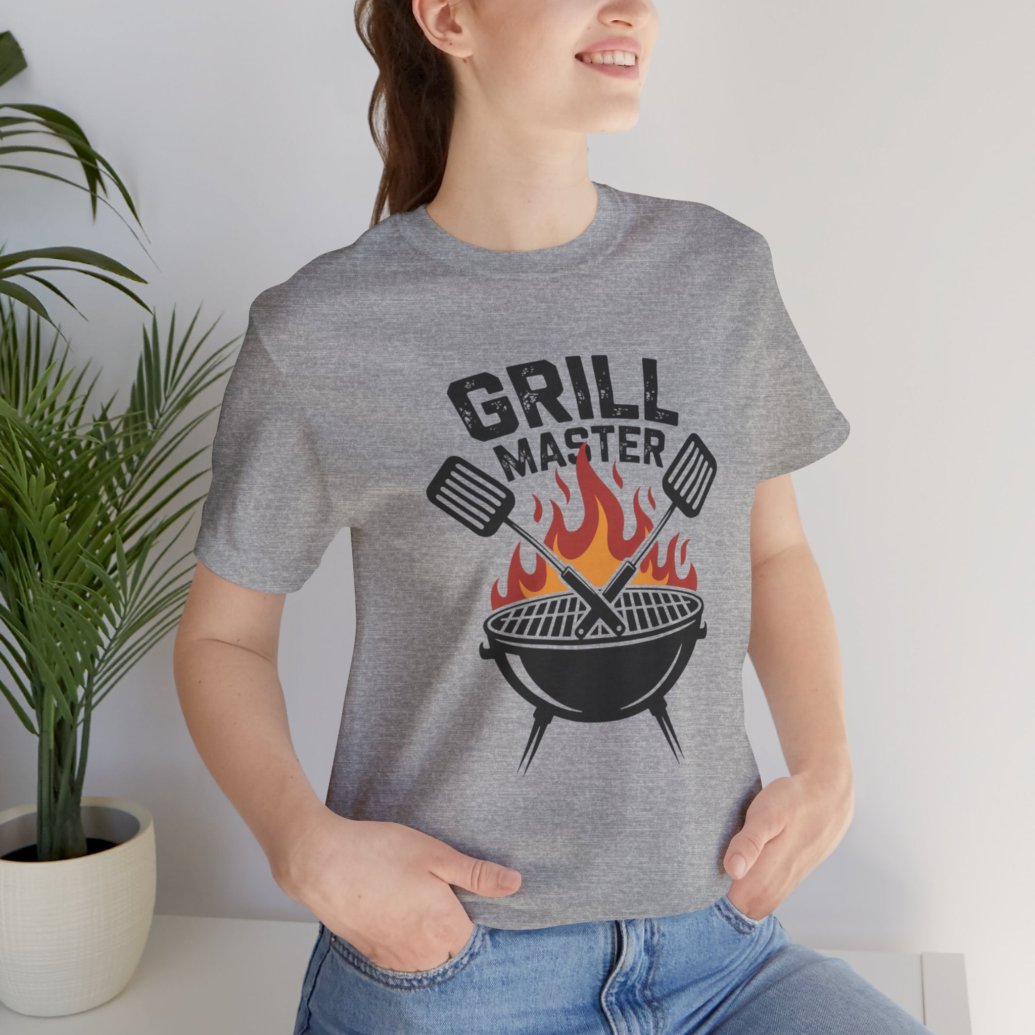 “Grill Master” T-Shirt — BBQ Chef Graphic Tee