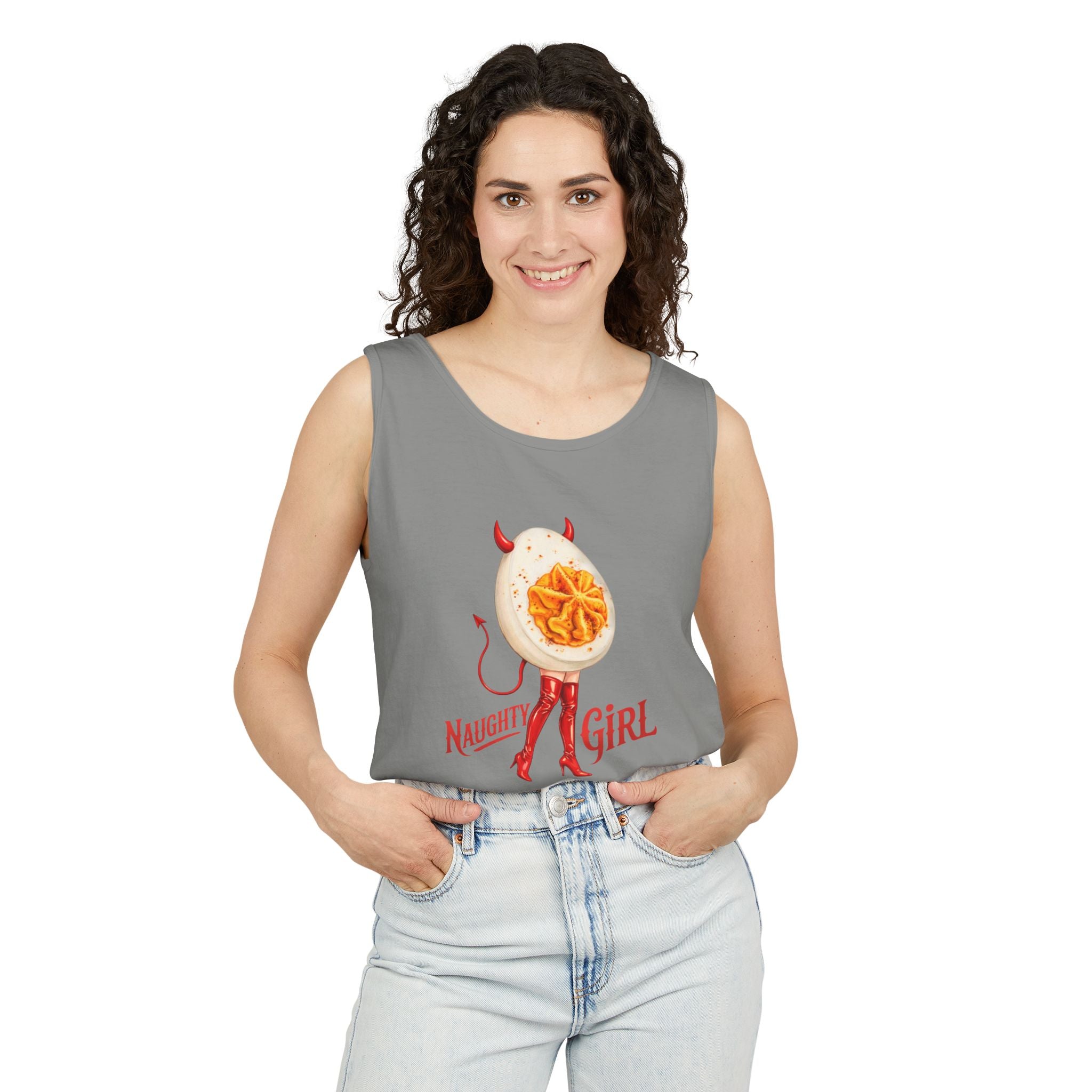 “Naughty Girl” Deviled Egg Tank Top