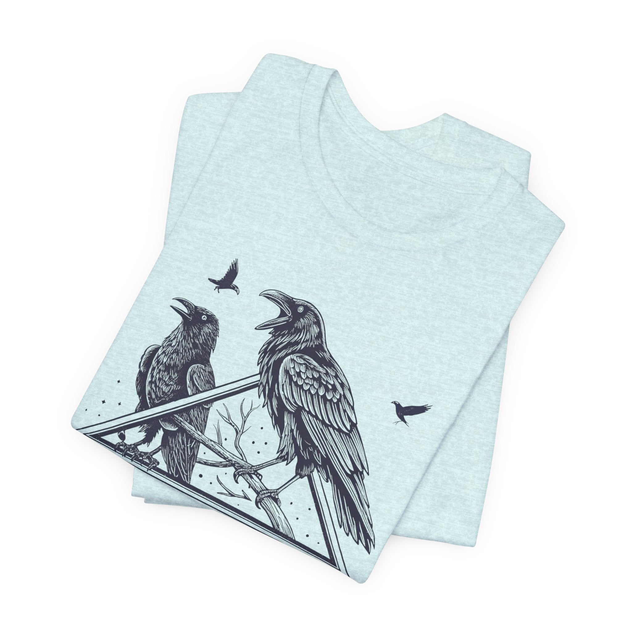 “Caw & Disorder” Tee — "Women Rising" Raven Graphic T-Shirt