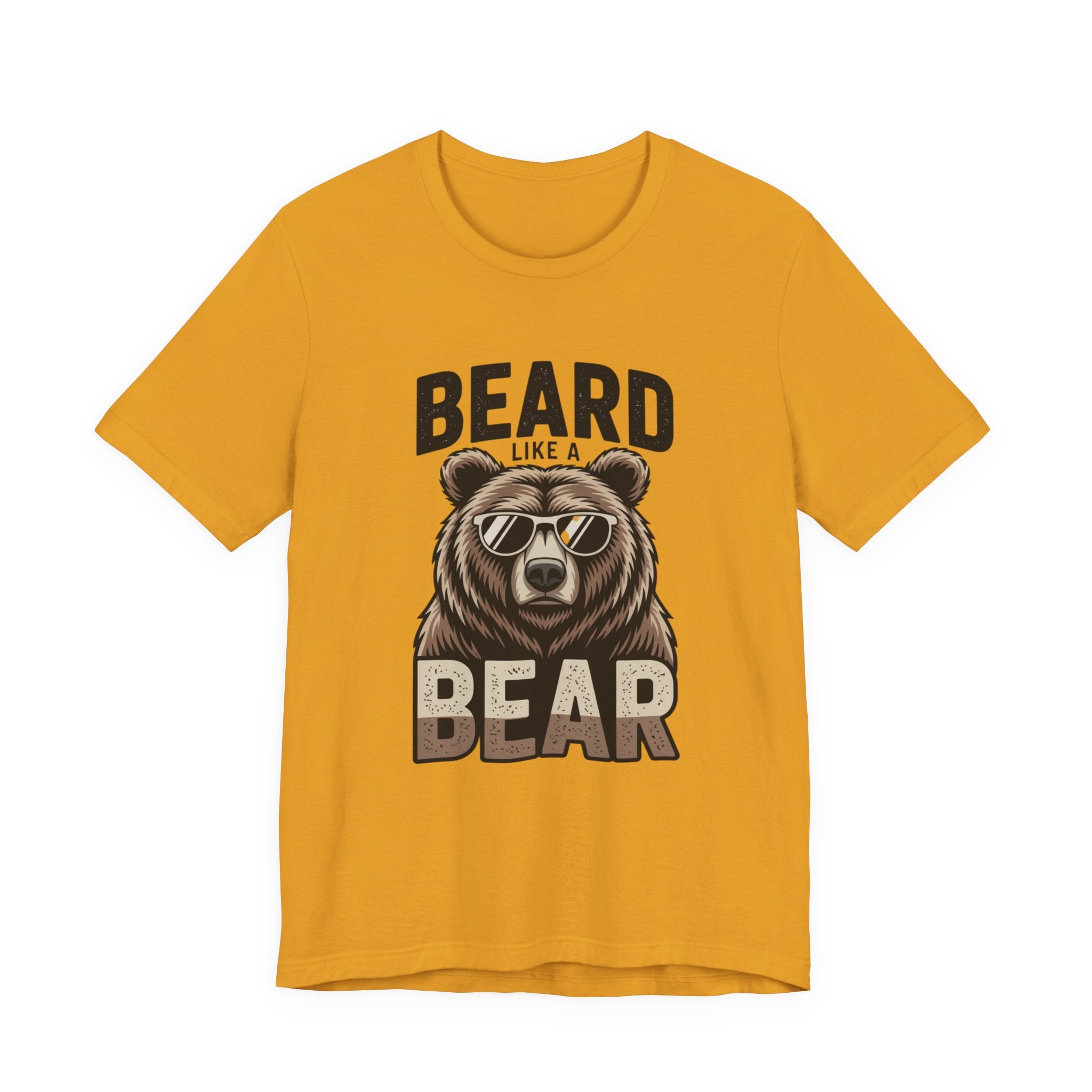 “Beard Like a Bear” T-Shirt — Retro Bear Graphic Tee