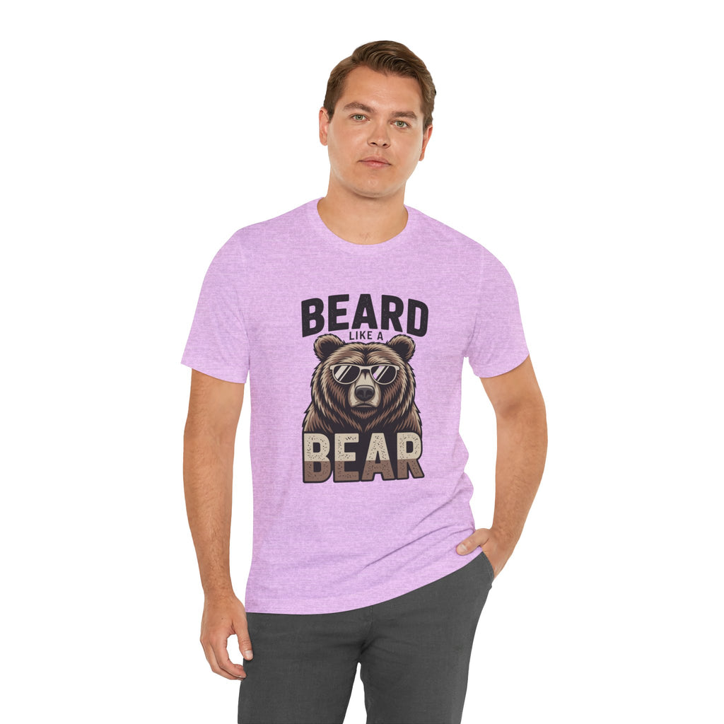 “Beard Like a Bear” T-Shirt — Retro Bear Graphic Tee