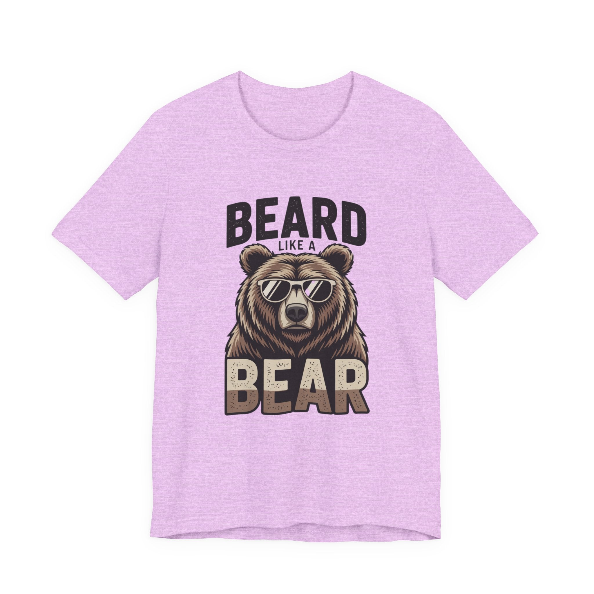 “Beard Like a Bear” T-Shirt — Retro Bear Graphic Tee