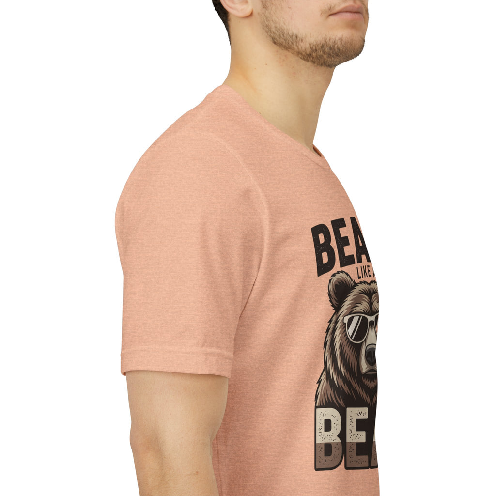 “Beard Like a Bear” T-Shirt — Retro Bear Graphic Tee