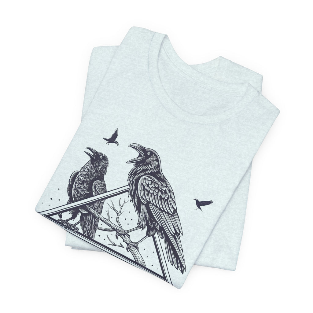 “Caw & Disorder” Tee — "Women Rising" Raven Graphic T-Shirt