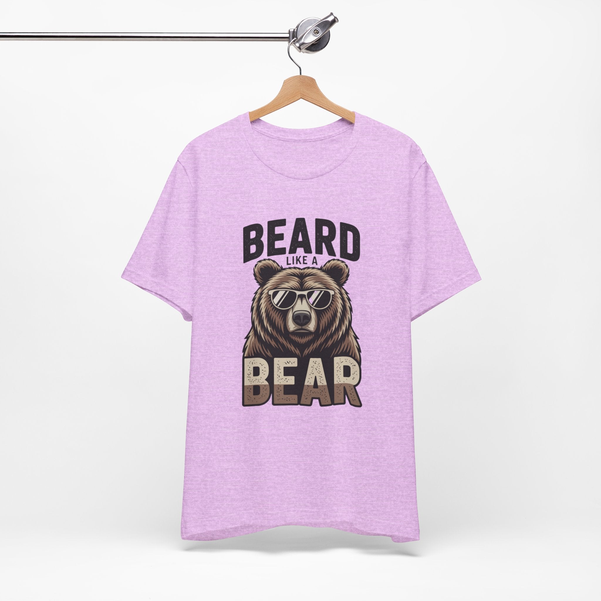 “Beard Like a Bear” T-Shirt — Retro Bear Graphic Tee