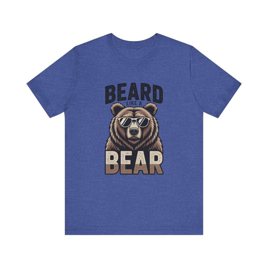 “Beard Like a Bear” T-Shirt — Retro Bear Graphic Tee