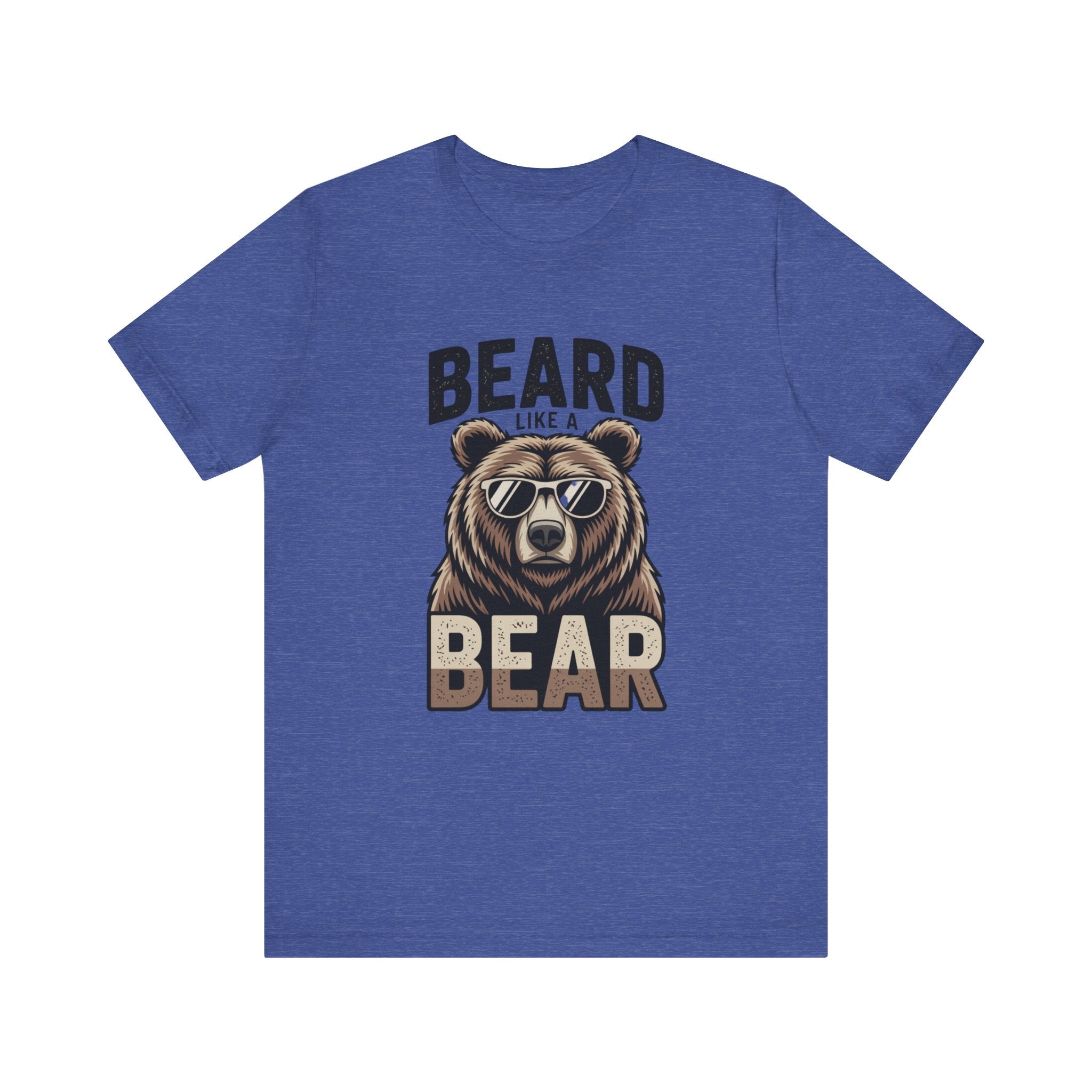 “Beard Like a Bear” T-Shirt — Retro Bear Graphic Tee