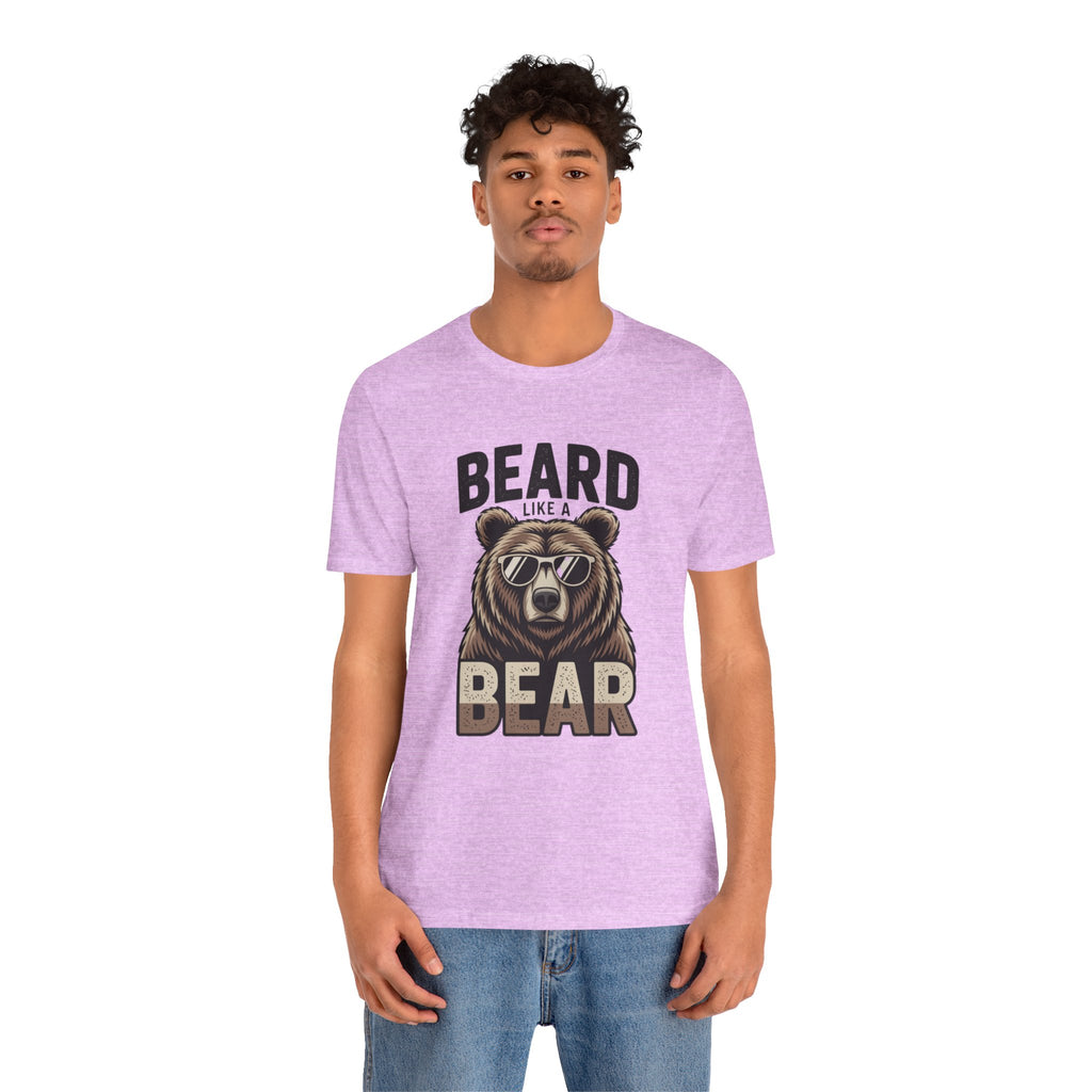 “Beard Like a Bear” T-Shirt — Retro Bear Graphic Tee