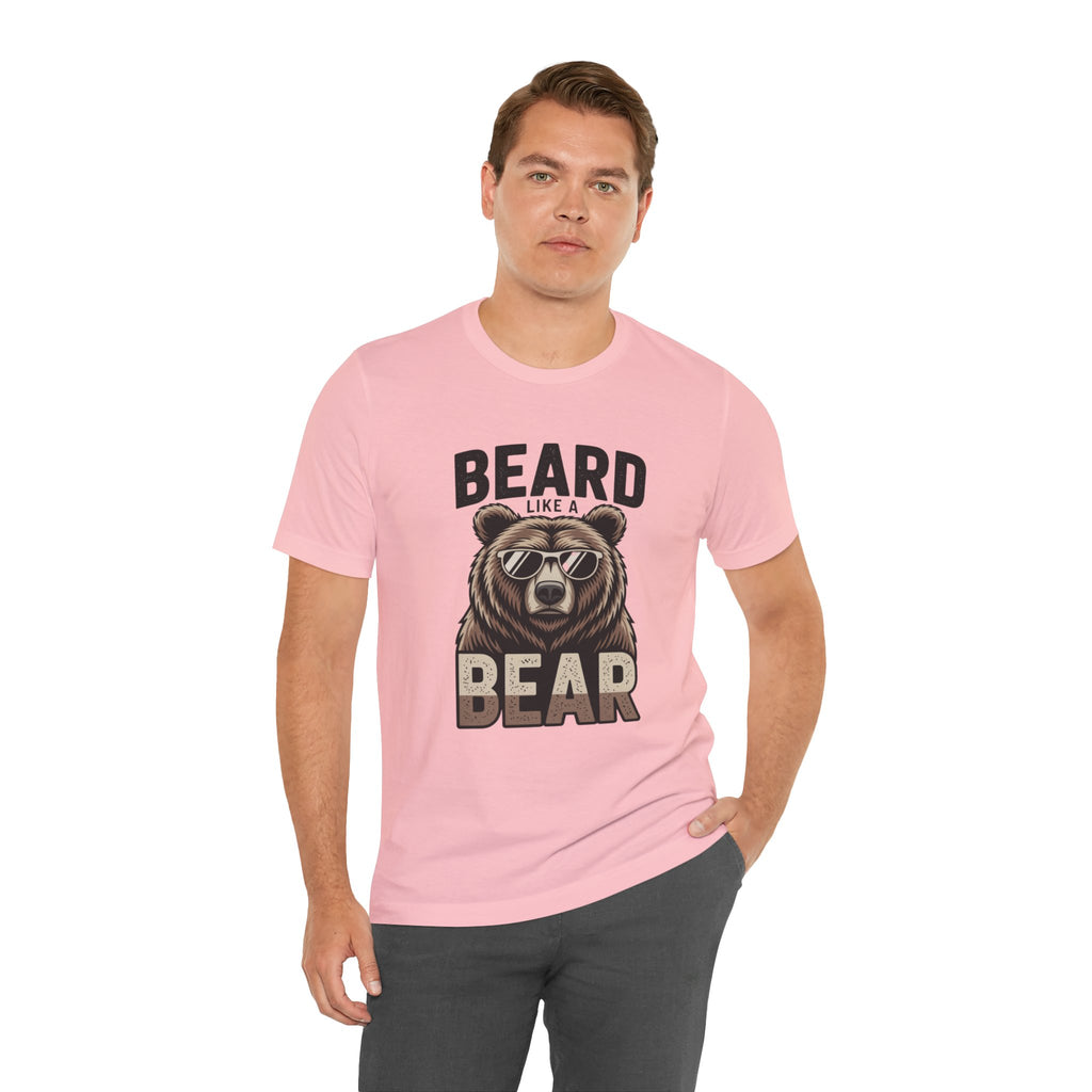 “Beard Like a Bear” T-Shirt — Retro Bear Graphic Tee