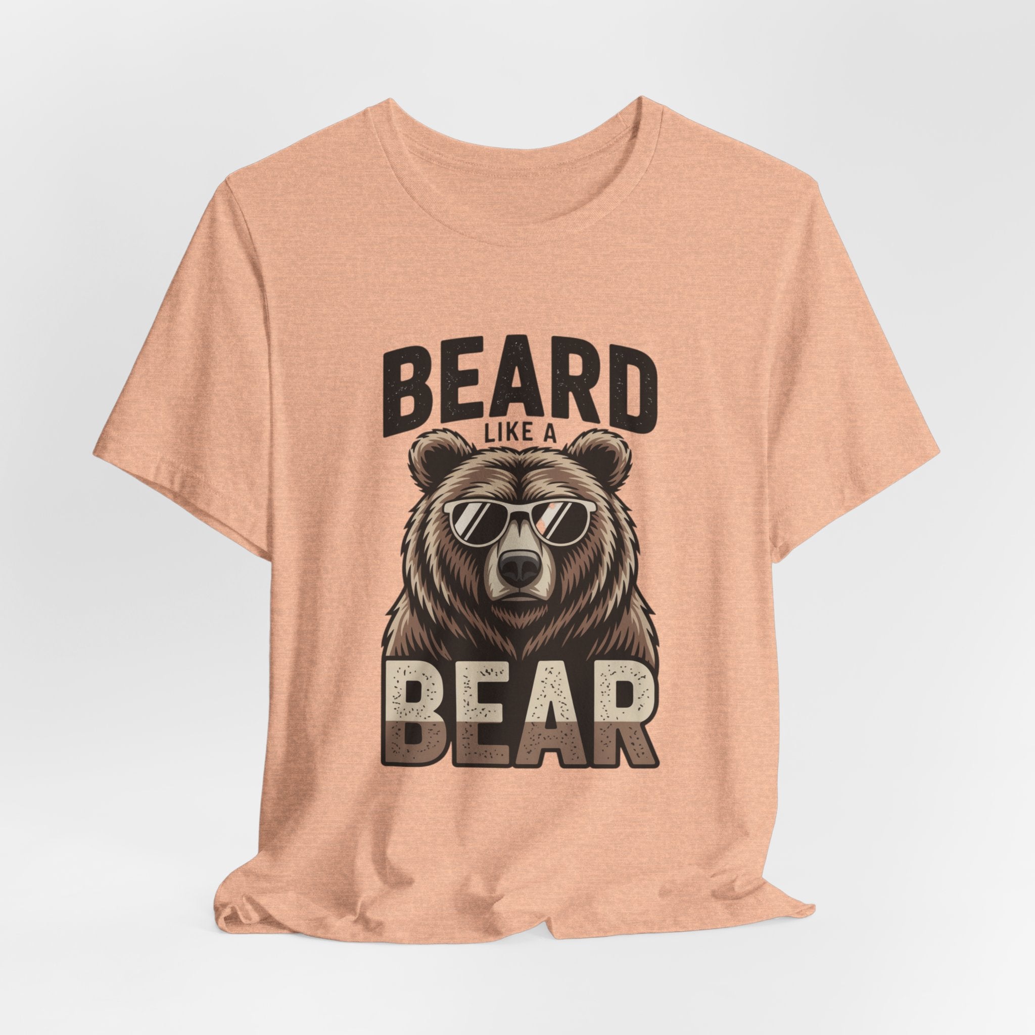 “Beard Like a Bear” T-Shirt — Retro Bear Graphic Tee
