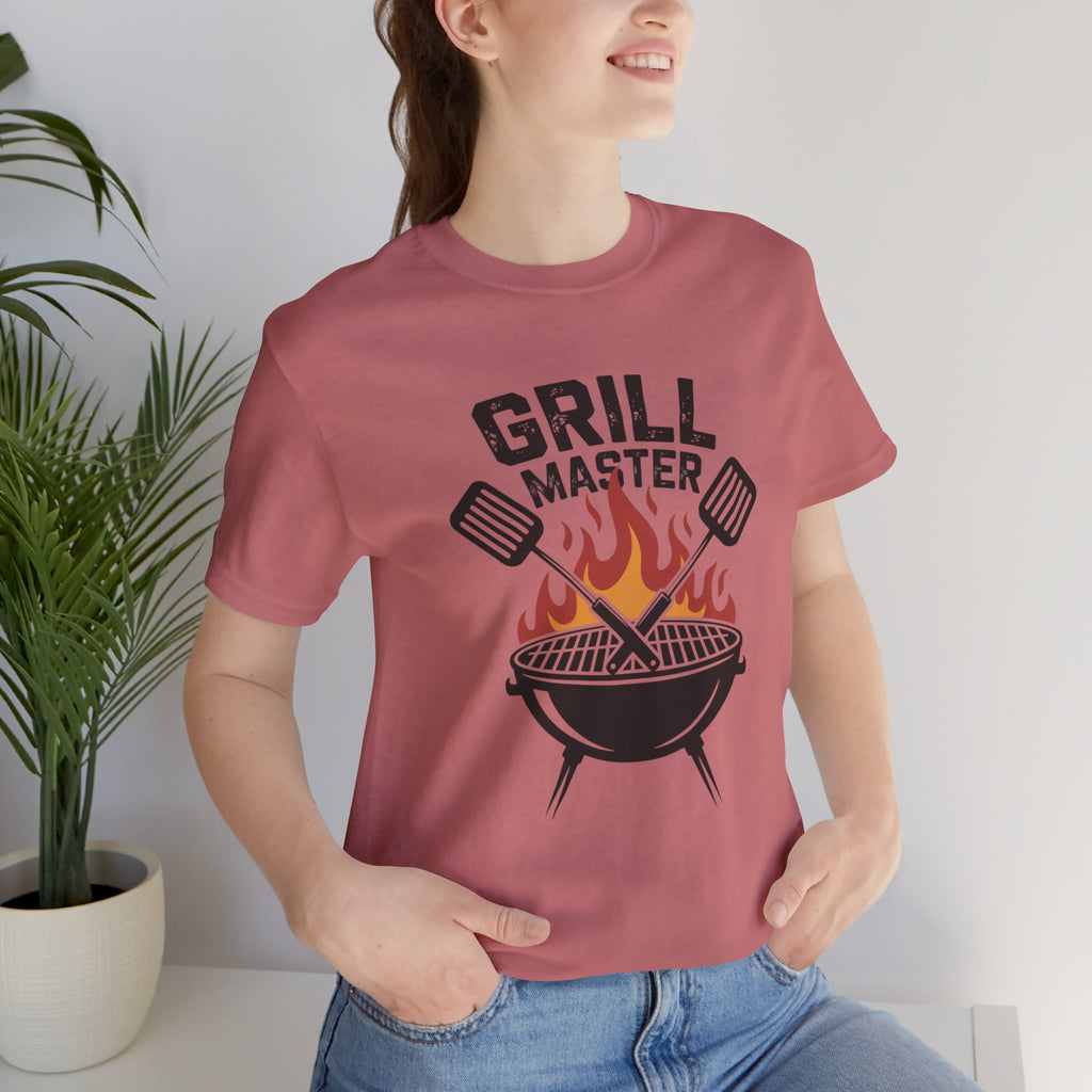 “Grill Master” T-Shirt — BBQ Chef Graphic Tee