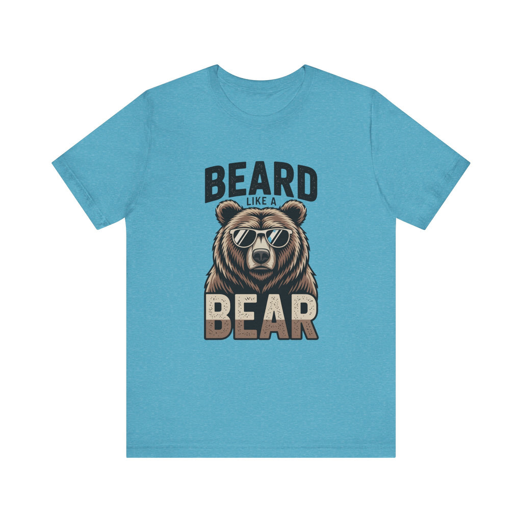 “Beard Like a Bear” T-Shirt — Retro Bear Graphic Tee