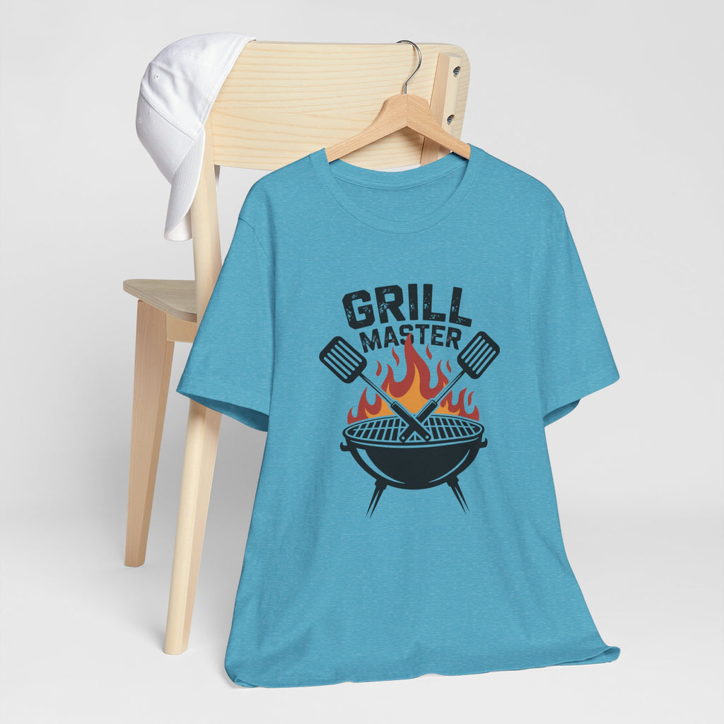 “Grill Master” T-Shirt — BBQ Chef Graphic Tee