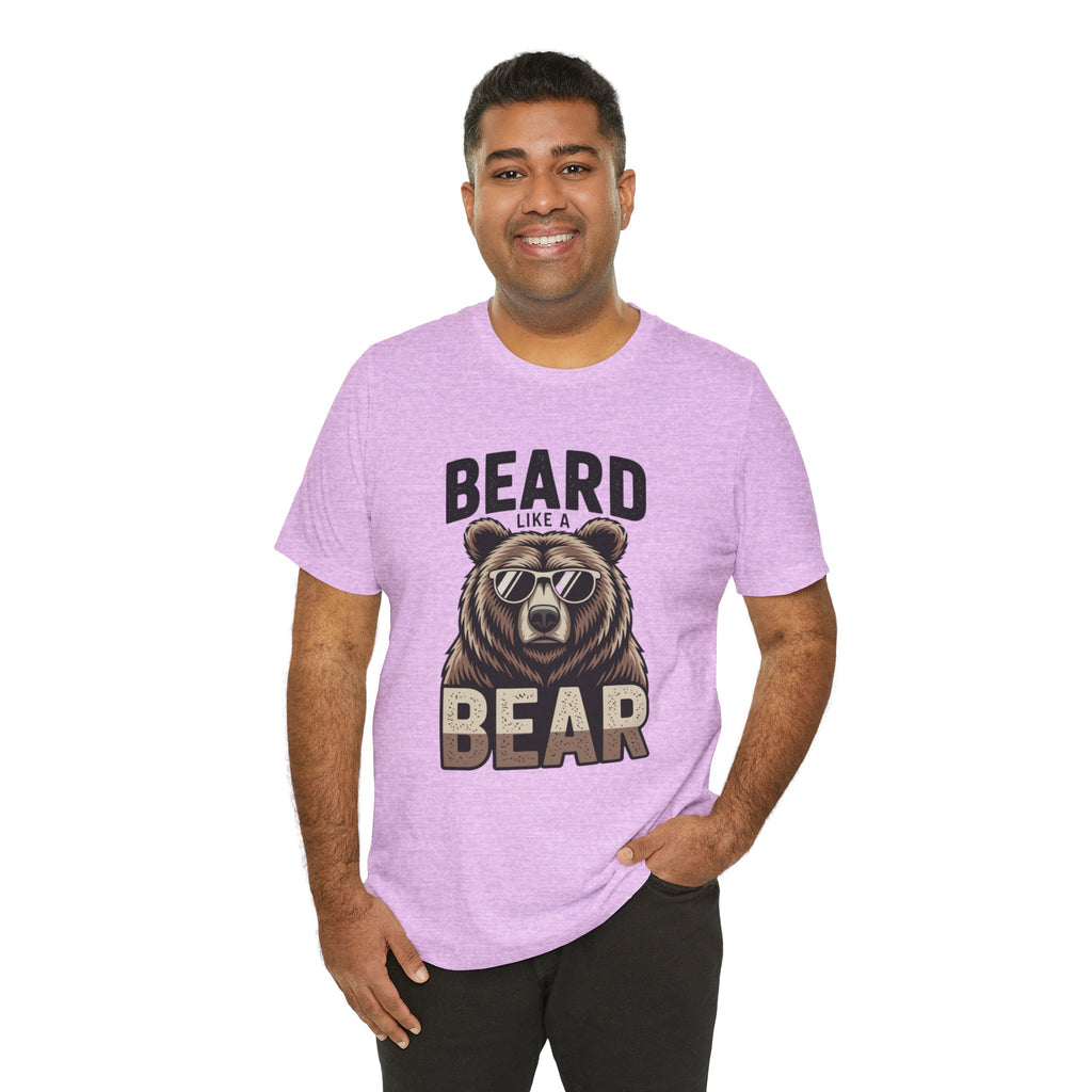 “Beard Like a Bear” T-Shirt — Retro Bear Graphic Tee