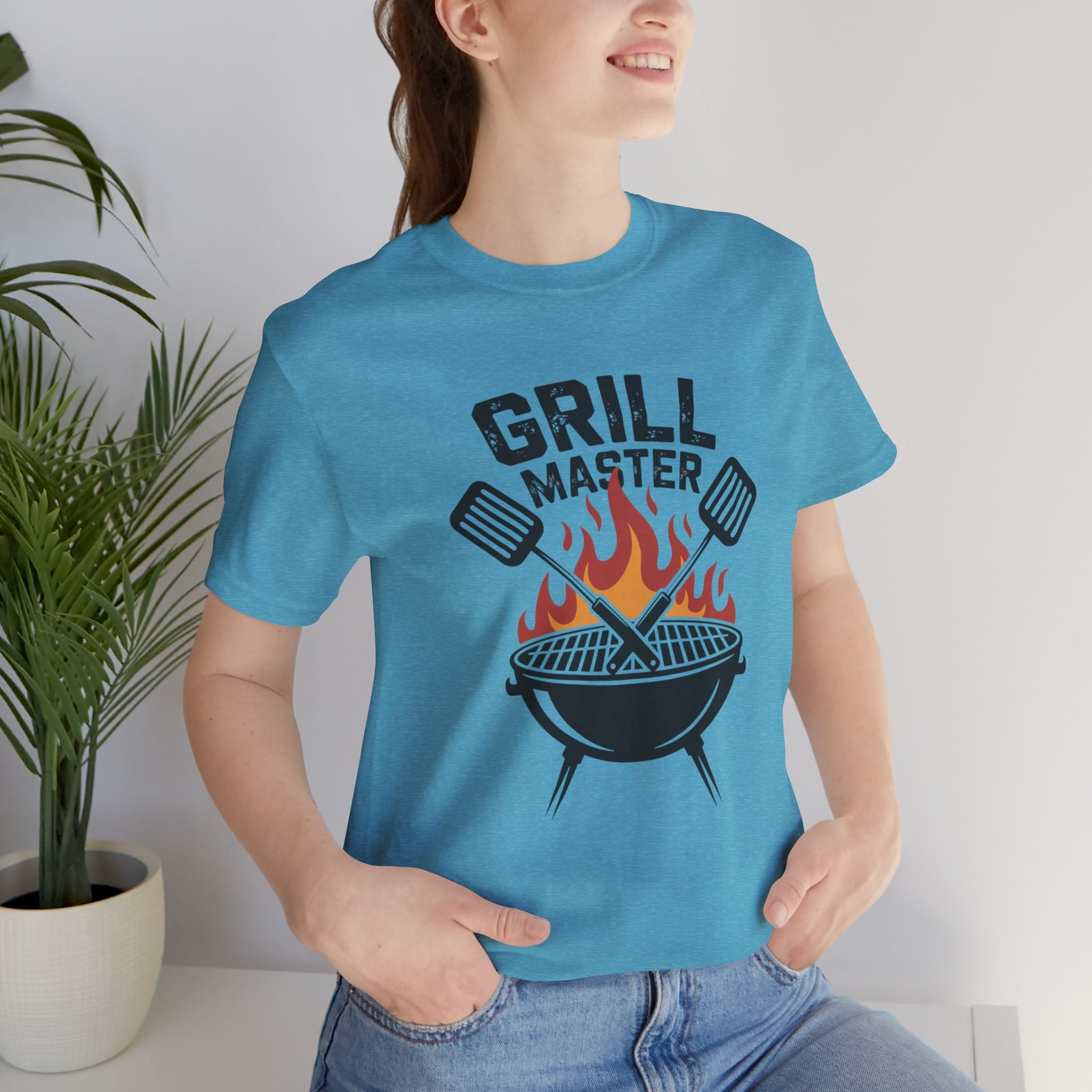 “Grill Master” T-Shirt — BBQ Chef Graphic Tee