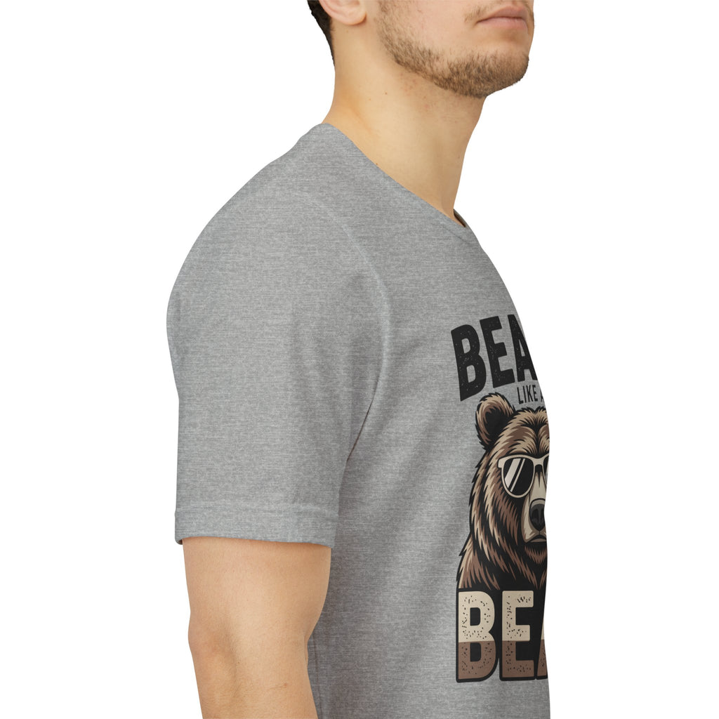 “Beard Like a Bear” T-Shirt — Retro Bear Graphic Tee