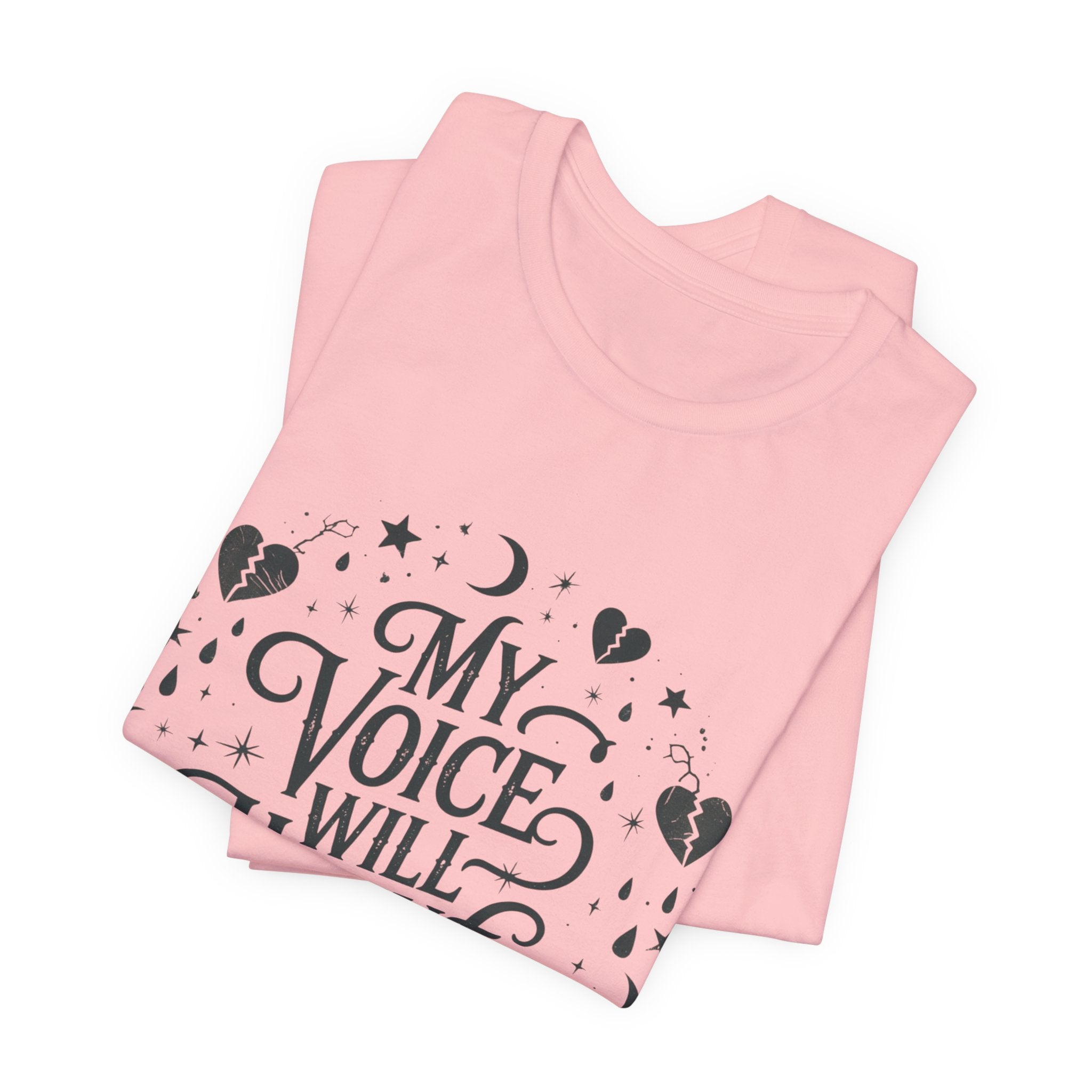 “My Voice Will Haunt You” Jersey Unisex T-Shirt