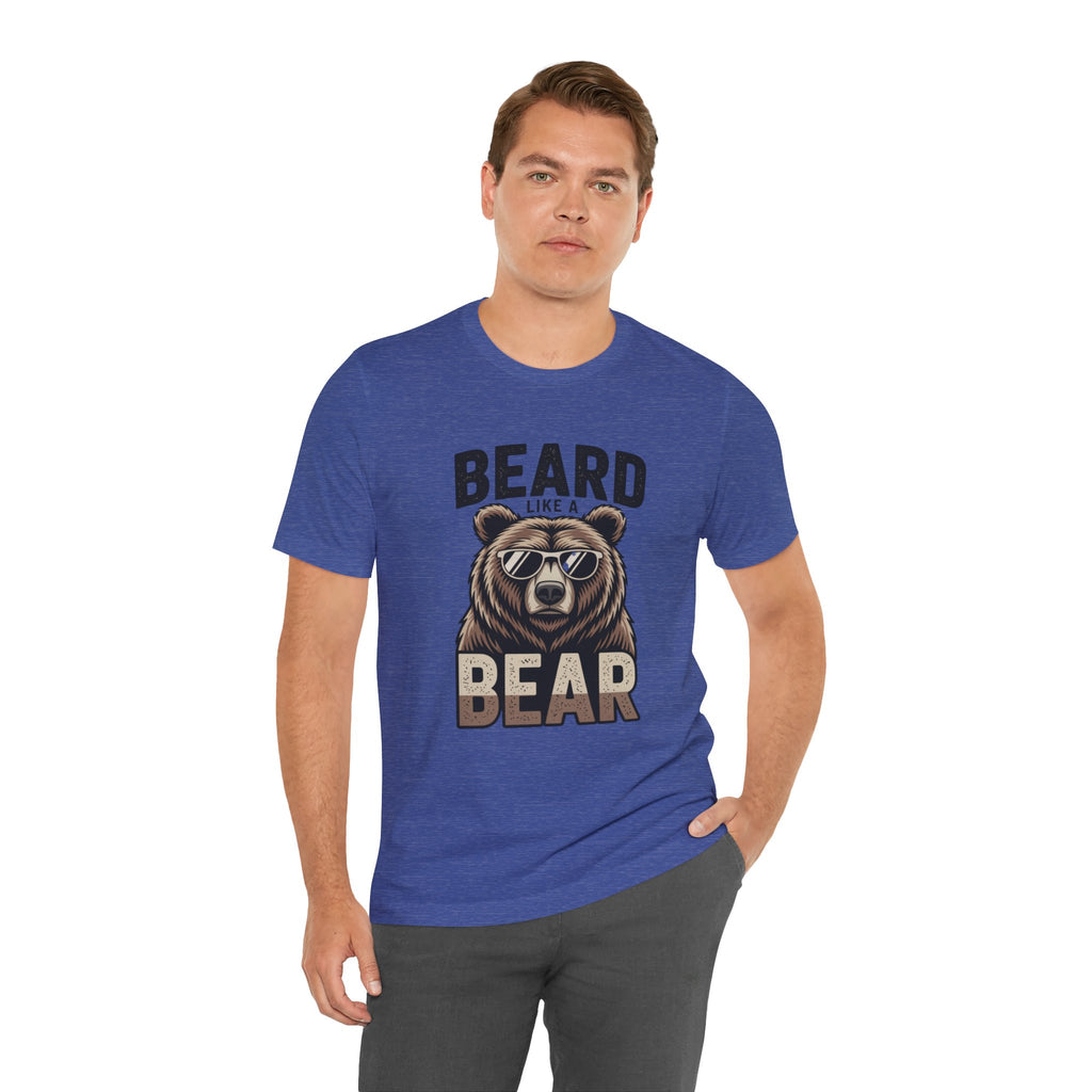 “Beard Like a Bear” T-Shirt — Retro Bear Graphic Tee
