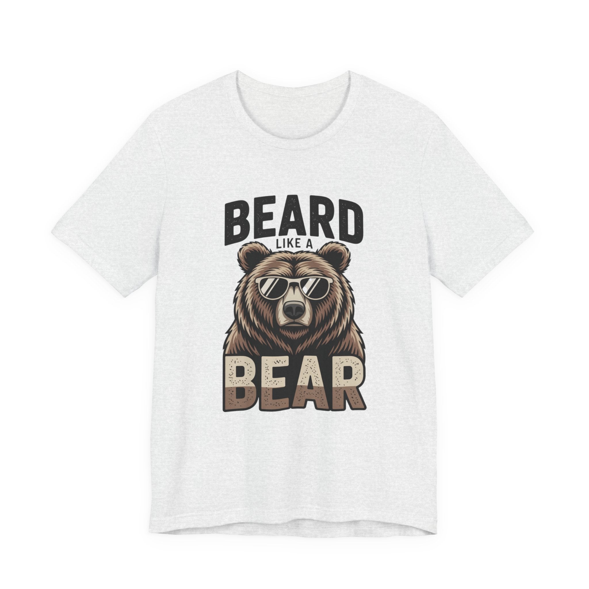 “Beard Like a Bear” T-Shirt — Retro Bear Graphic Tee