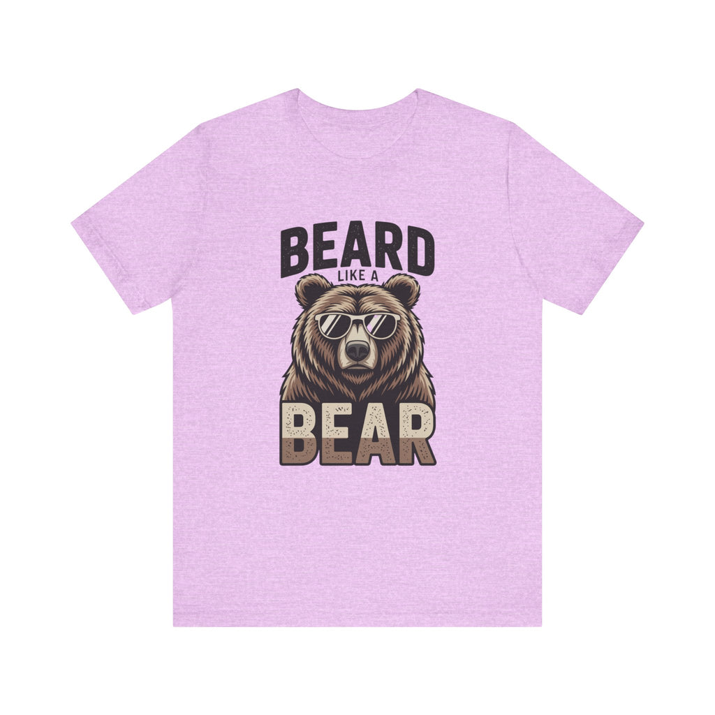 “Beard Like a Bear” T-Shirt — Retro Bear Graphic Tee