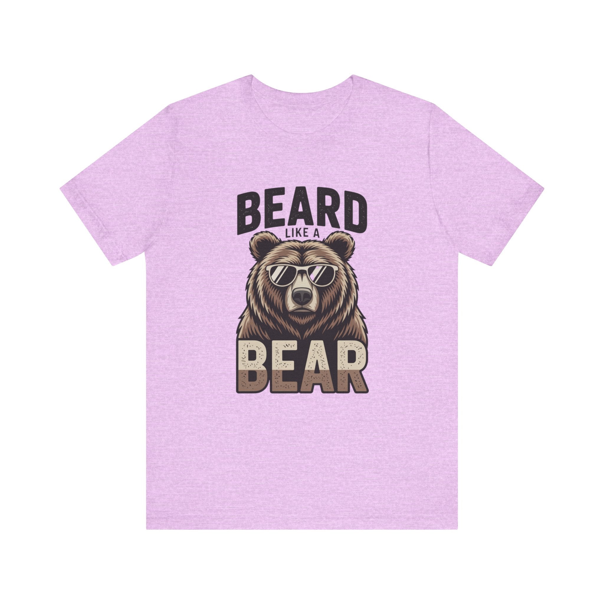 “Beard Like a Bear” T-Shirt — Retro Bear Graphic Tee