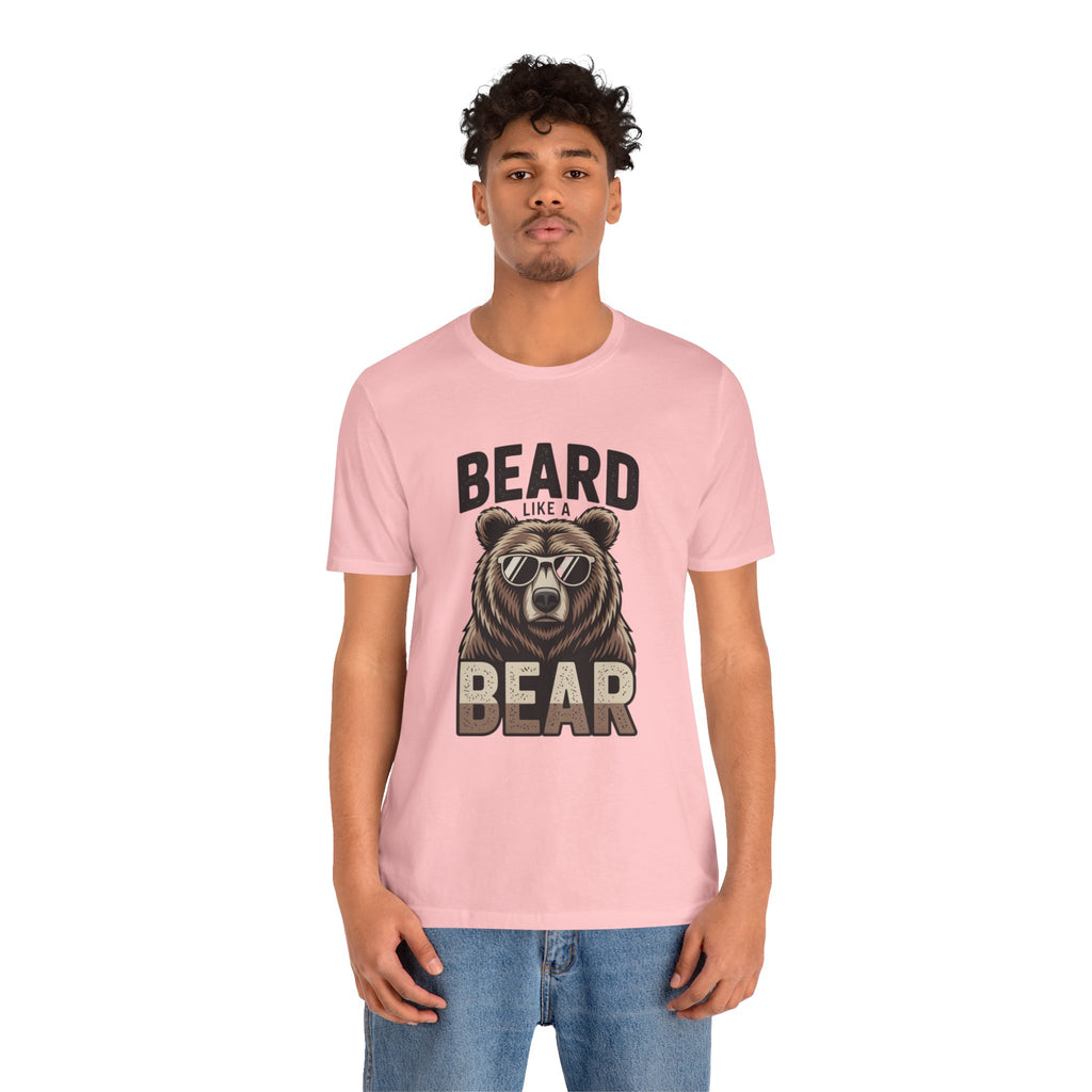 “Beard Like a Bear” T-Shirt — Retro Bear Graphic Tee