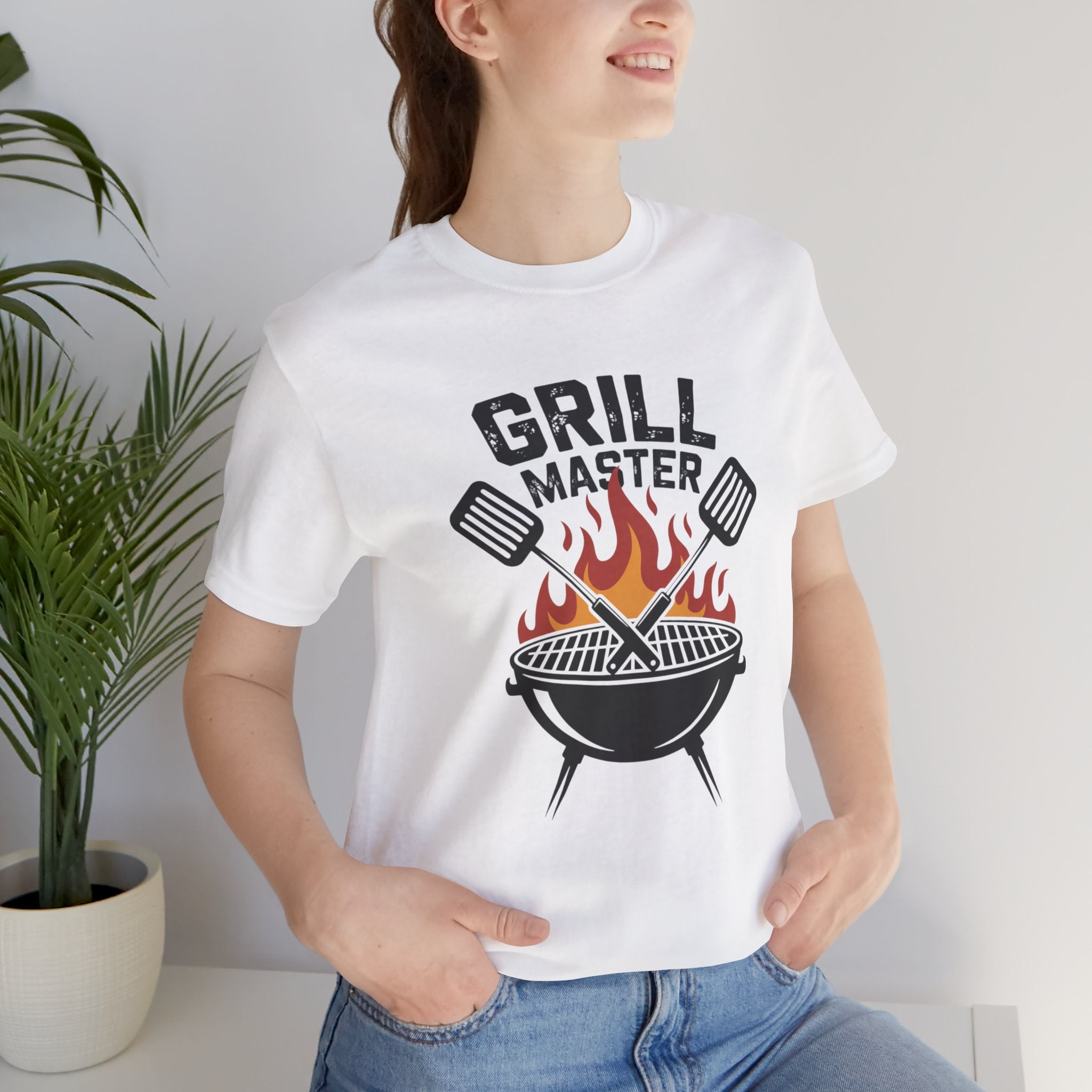 “Grill Master” T-Shirt — BBQ Chef Graphic Tee