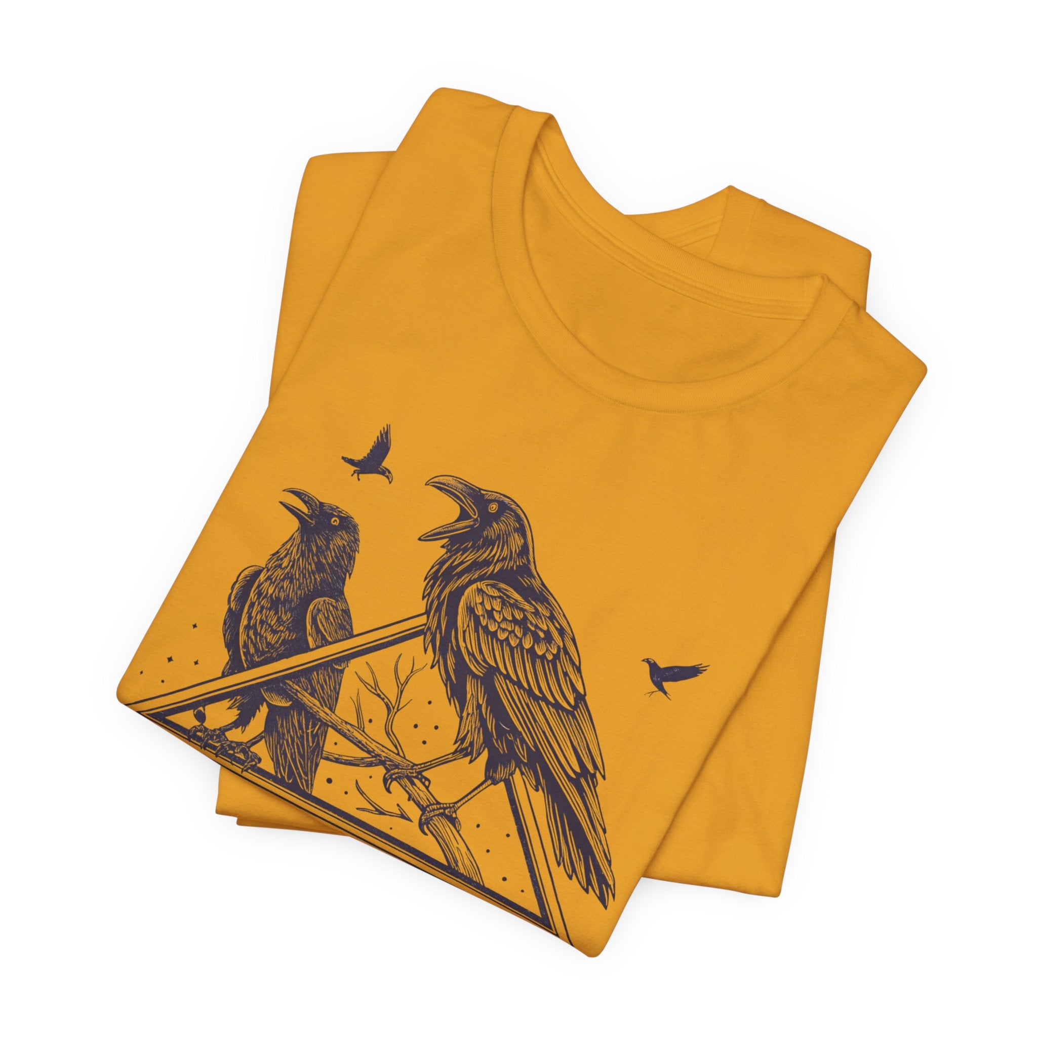 “Caw & Disorder” Tee — "Women Rising" Raven Graphic T-Shirt