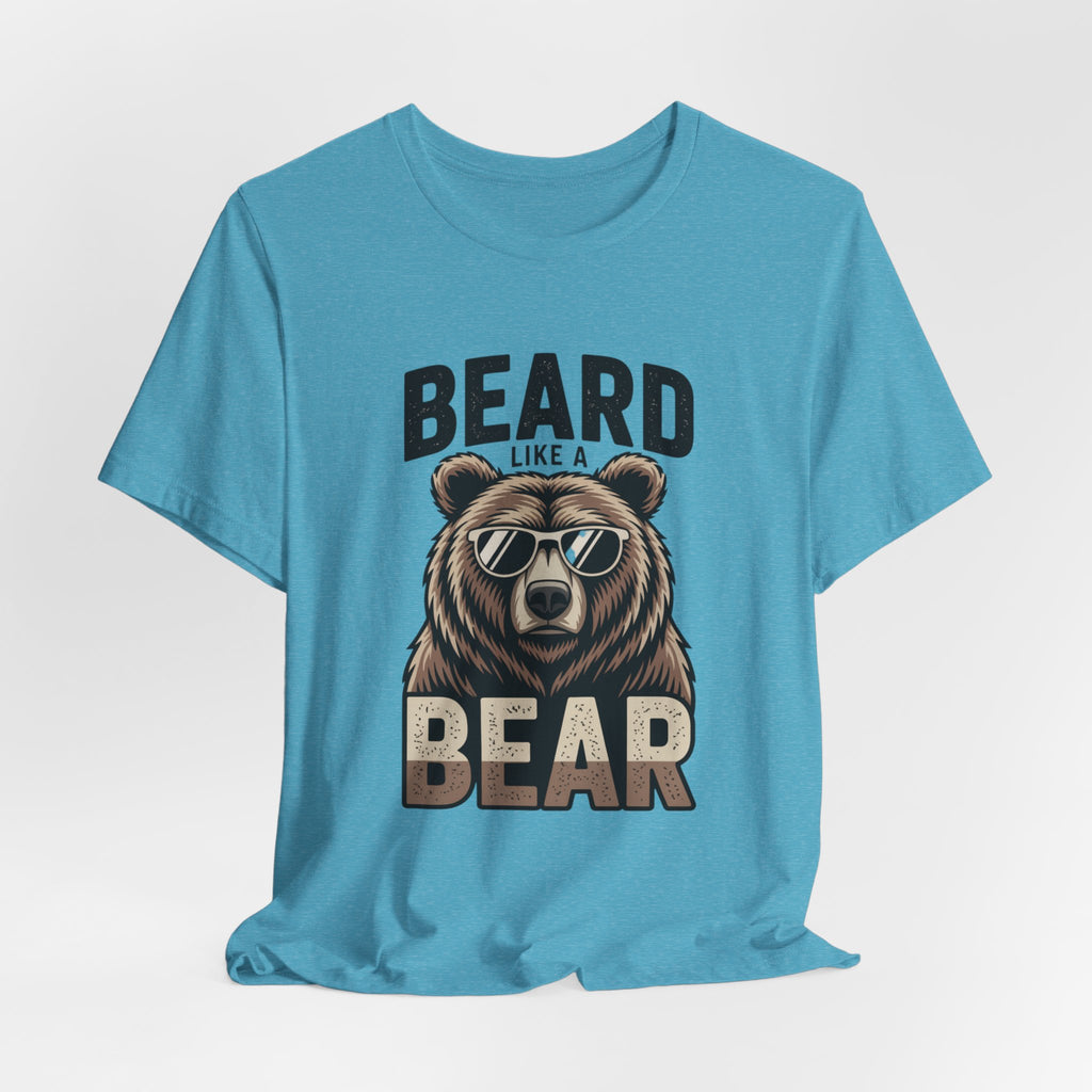“Beard Like a Bear” T-Shirt — Retro Bear Graphic Tee