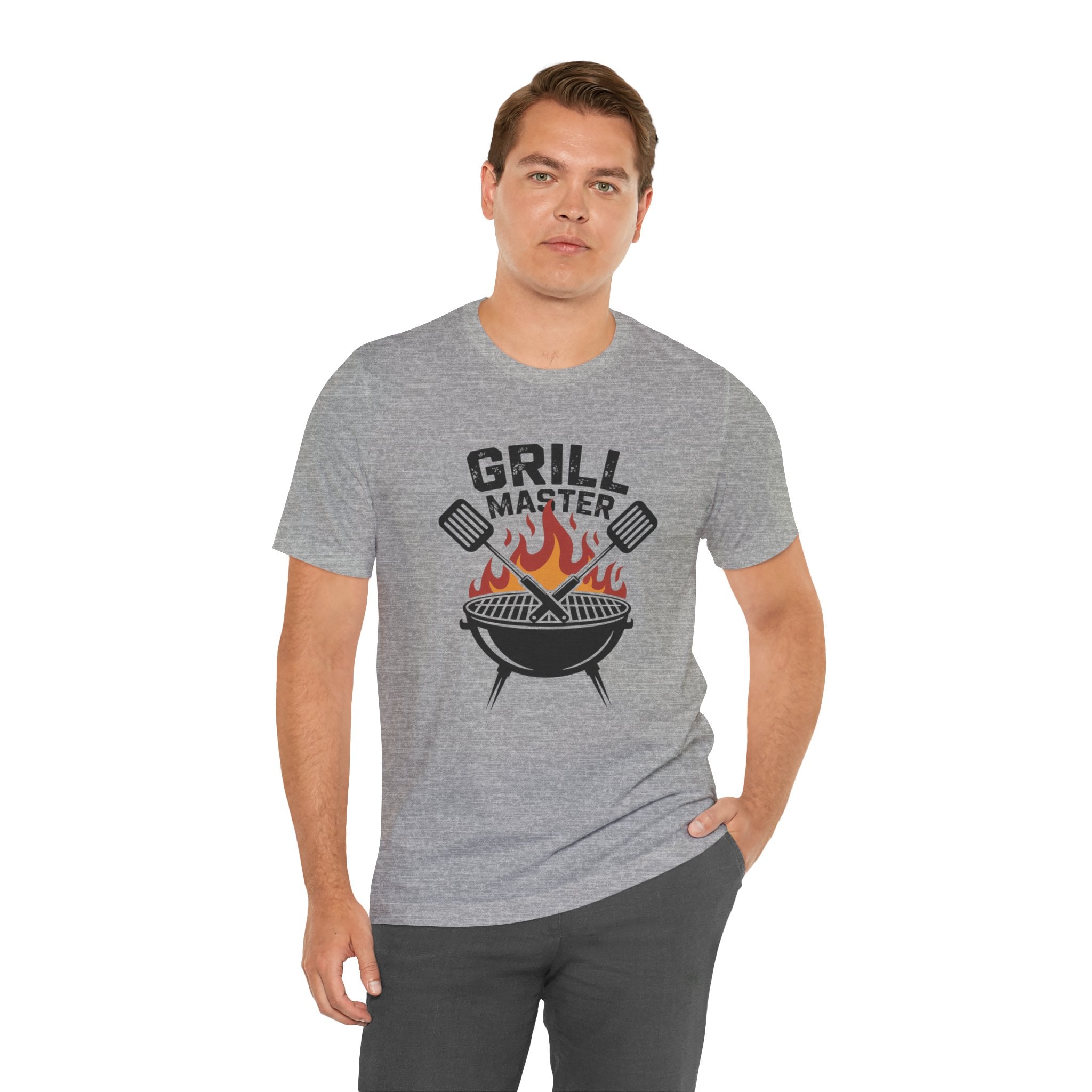 “Grill Master” T-Shirt — BBQ Chef Graphic Tee