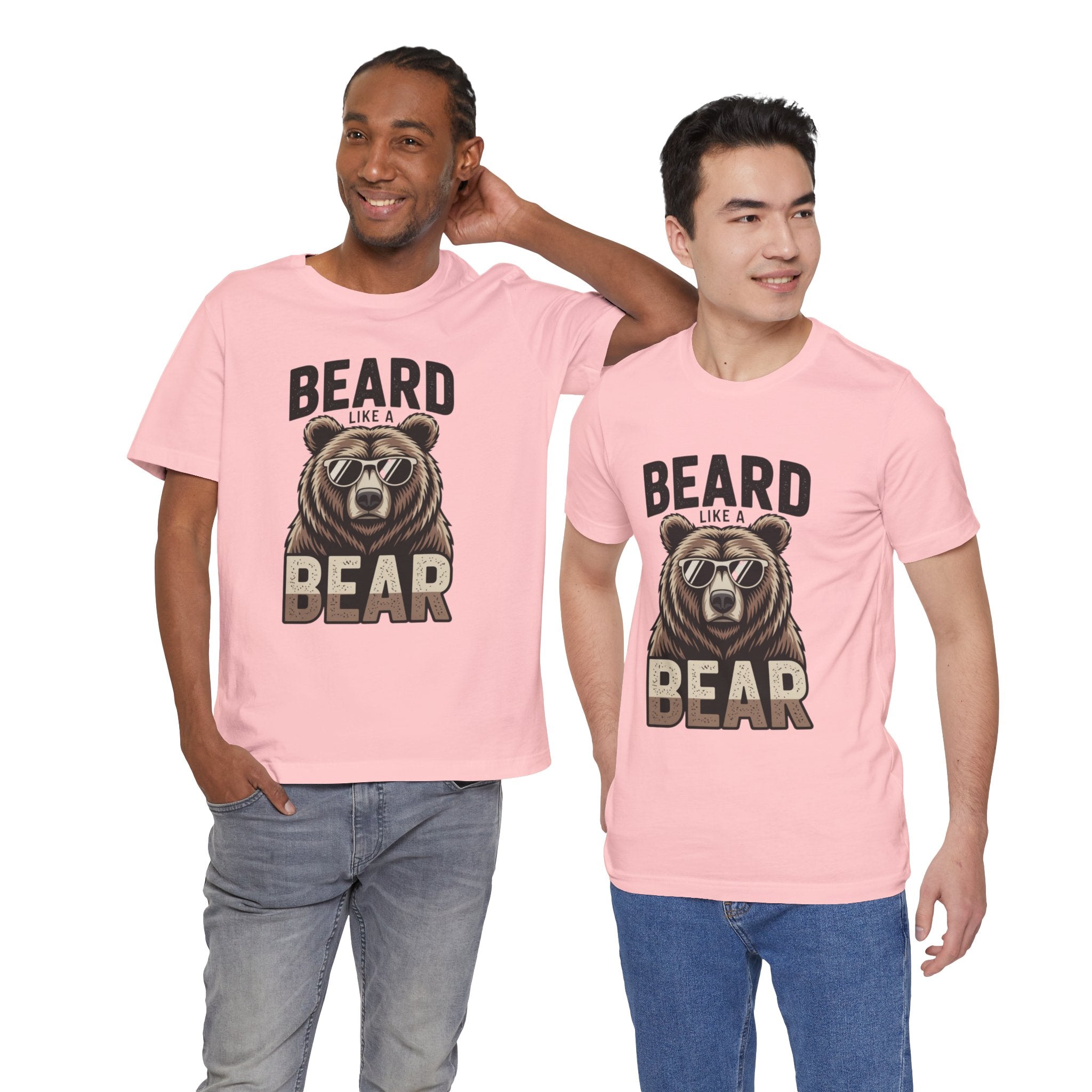 “Beard Like a Bear” T-Shirt — Retro Bear Graphic Tee