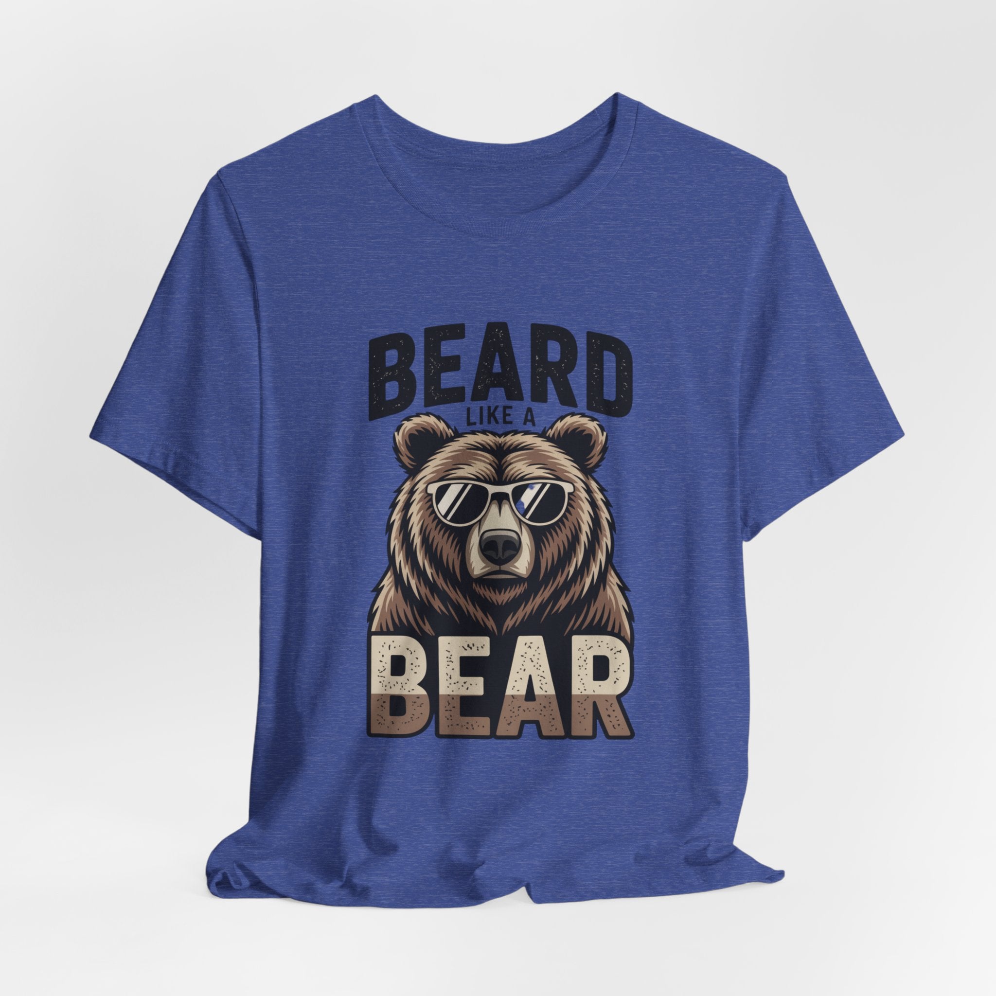 “Beard Like a Bear” T-Shirt — Retro Bear Graphic Tee