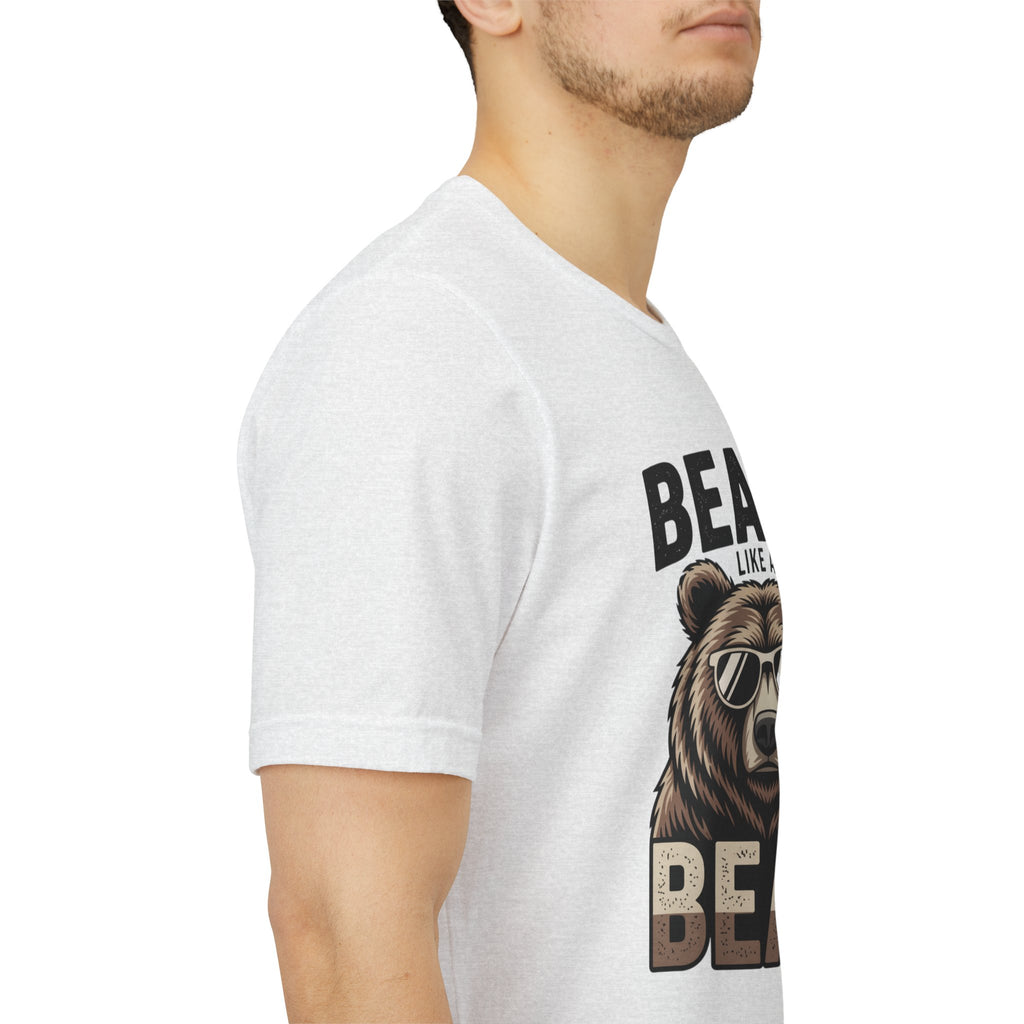 “Beard Like a Bear” T-Shirt — Retro Bear Graphic Tee